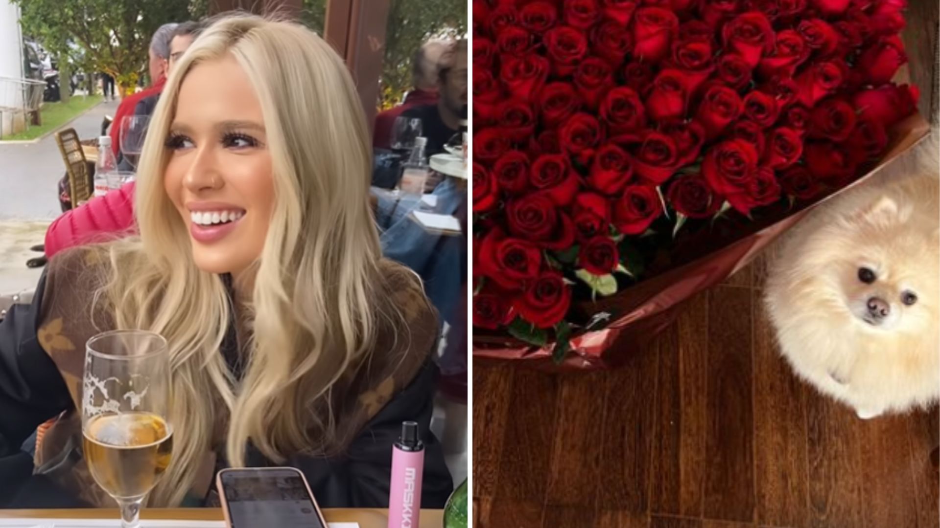 A fila andou? Ex de Éder Militão recebe buquê romântico de 500 rosas: “Vocês não sabem”