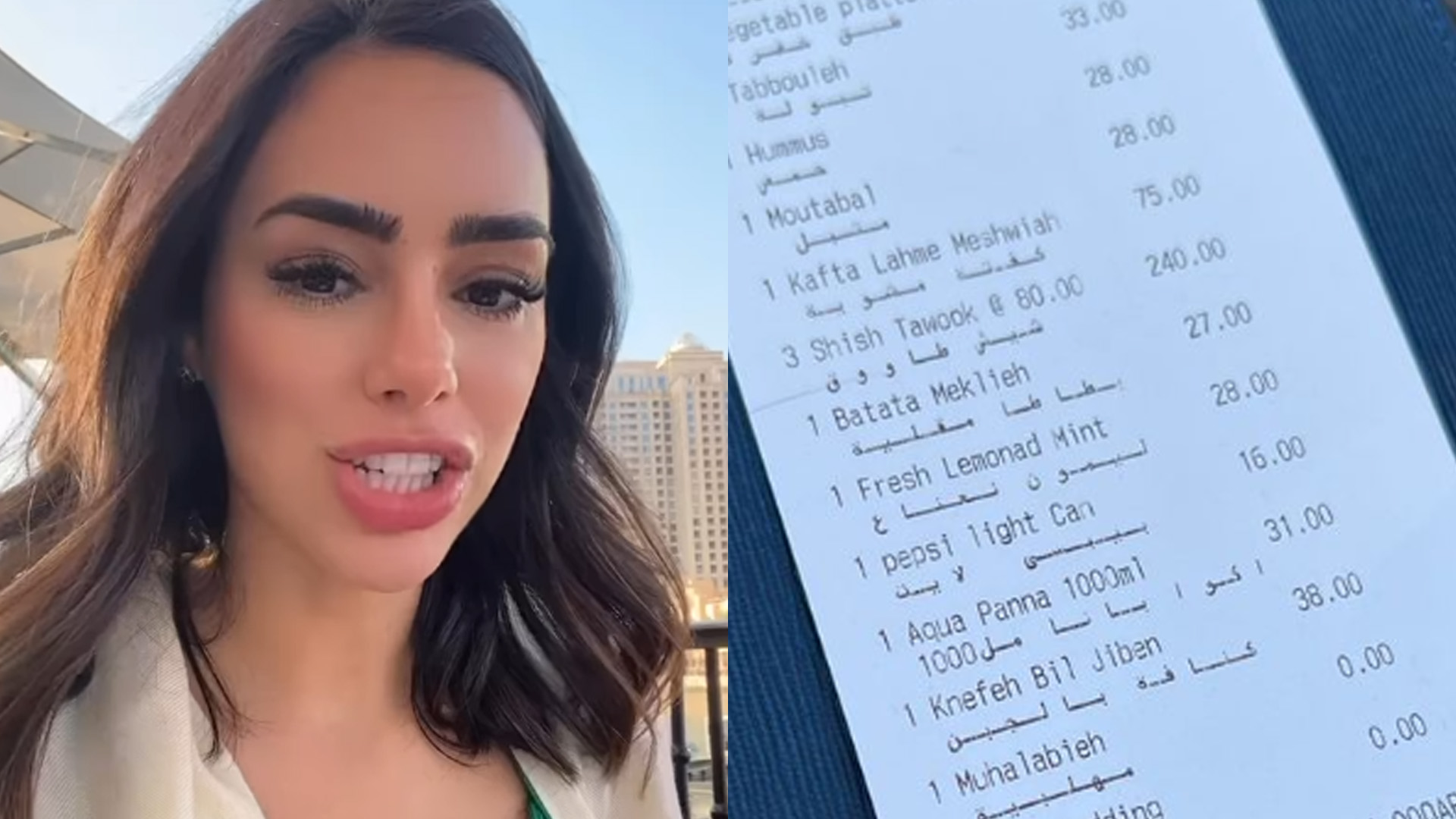 Ex de Neymar, Bruna Biancardi gasta valor absurdo em refeição no Catar: “Bastante”