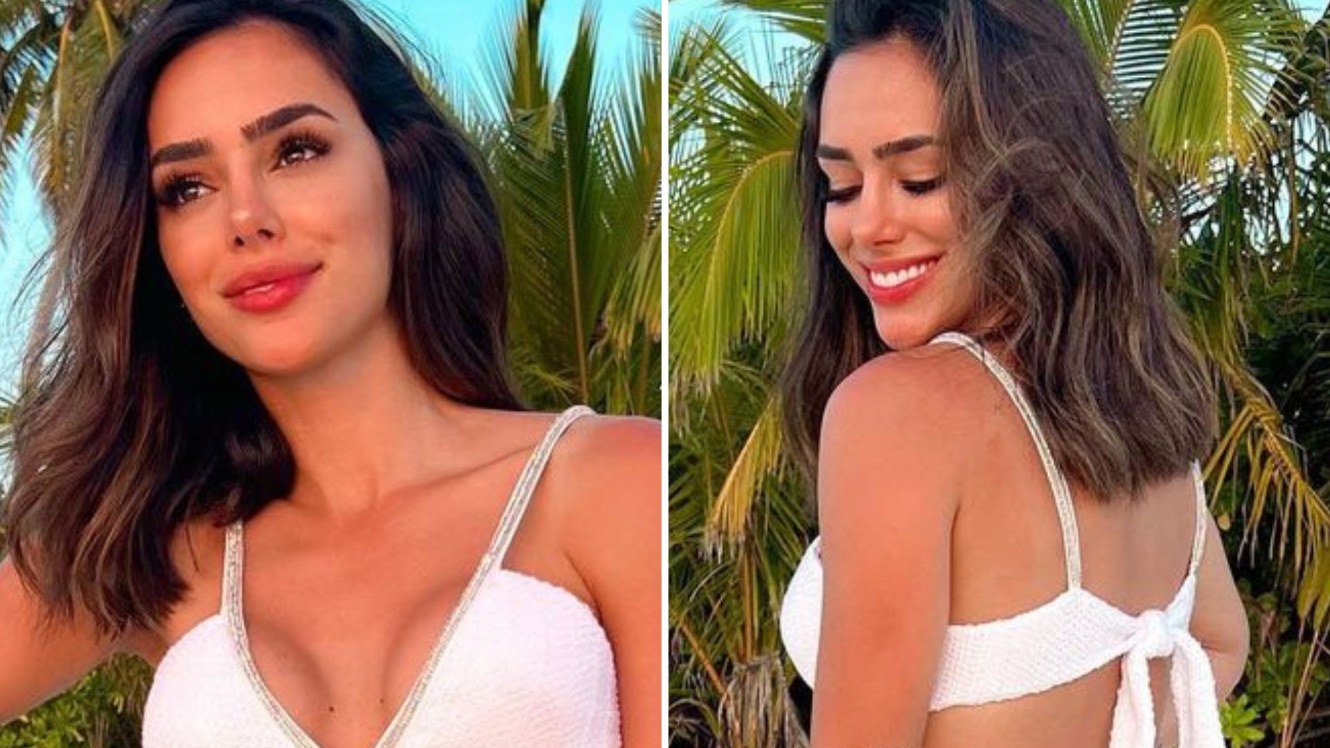 Ex de Neymar curte Maldivas em vestido transparente e quase deixa tudo à mostra: “Elegante”