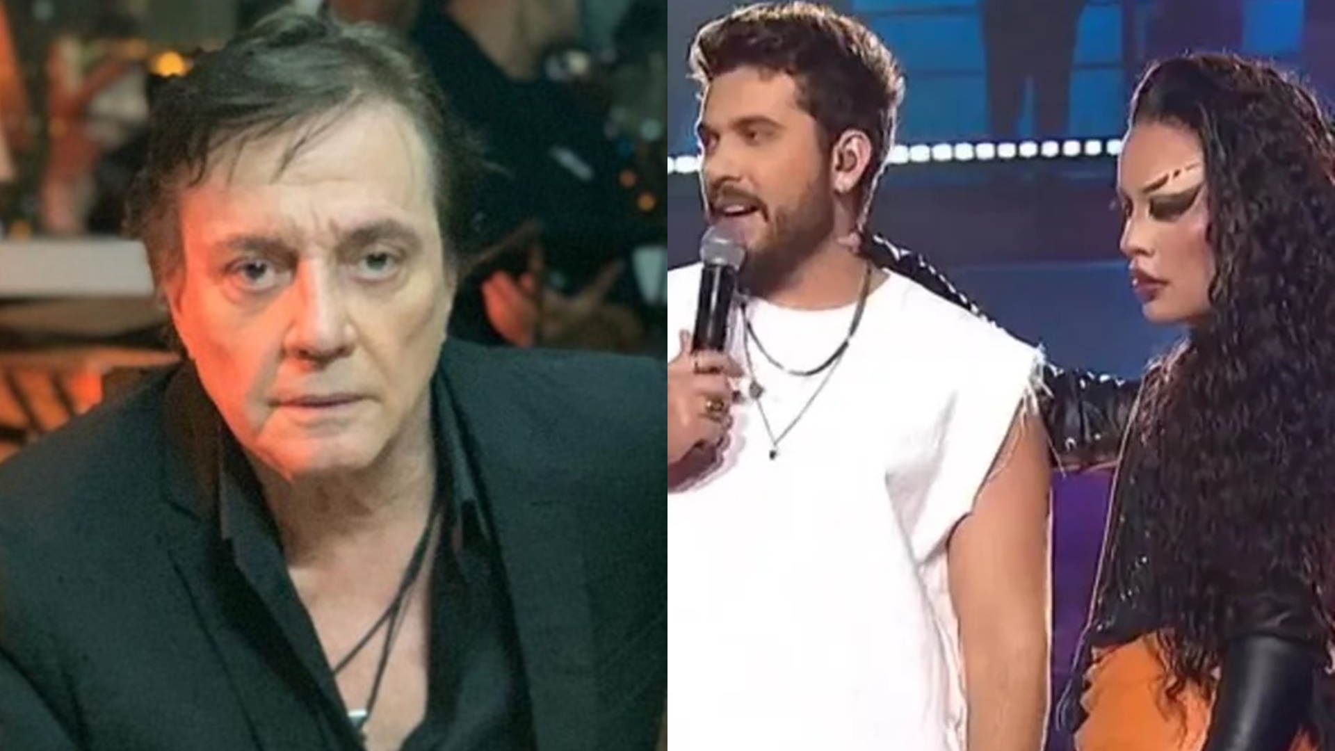 Fábio Jr. se choca com Glória Groove e Gustavo Mioto cantando sua música: “O que é isso?”
