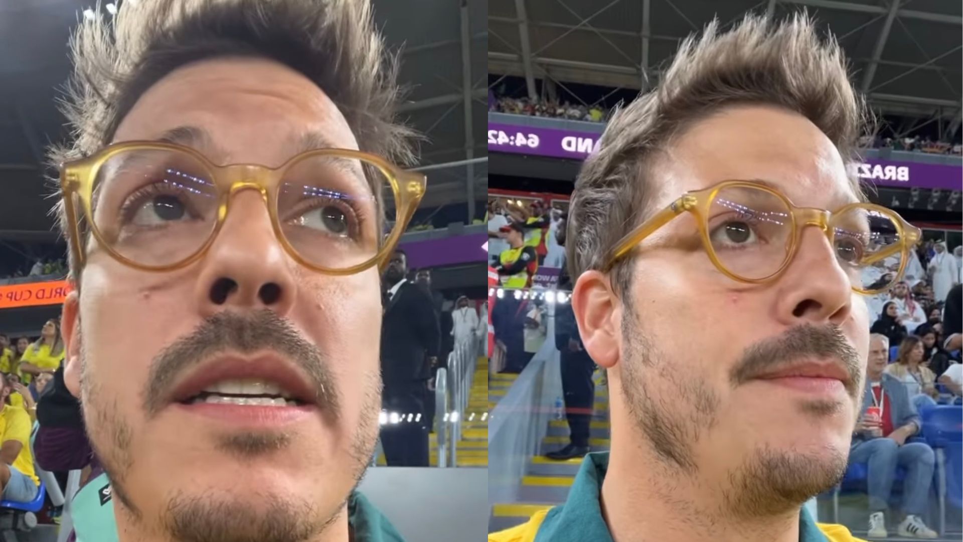 Fábio Porchat torce contra o Brasil e comprova maldição em Copa do Mundo: “Não pode ser”