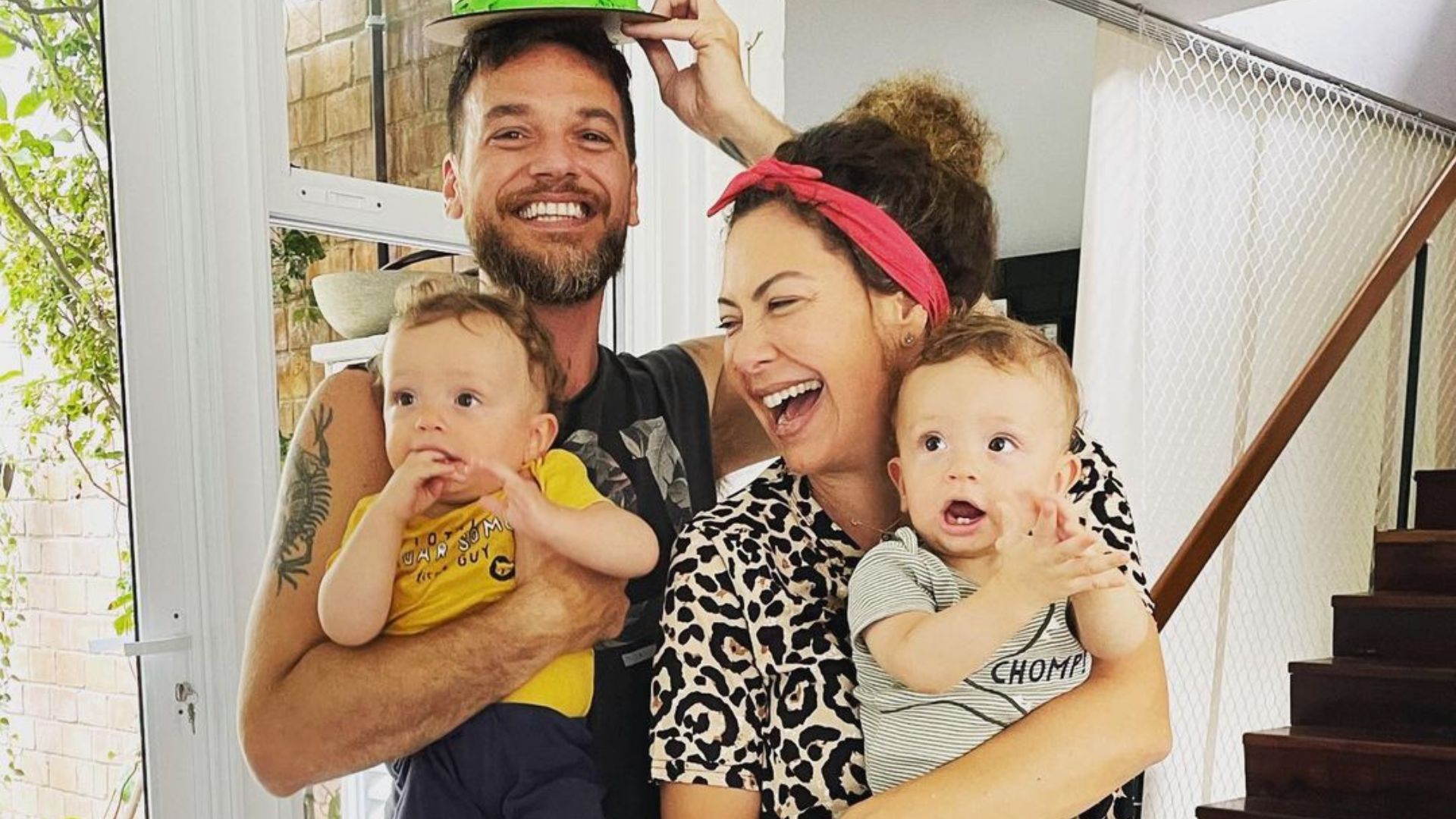 Fabiula Nascimento e Emilio Dantas celebram 10 meses dos filhos: “Cheia de amor”