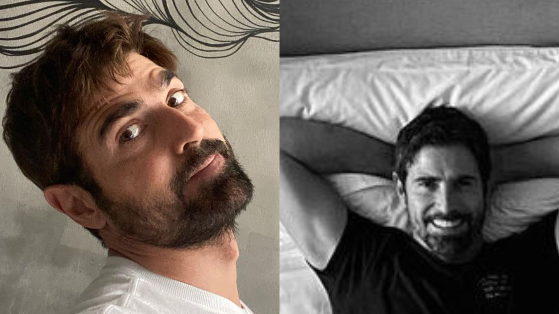 Reynaldo Gianecchini surge deitado na cama de hotel e fãs apontam suposto affair com médico: “Namoro?”