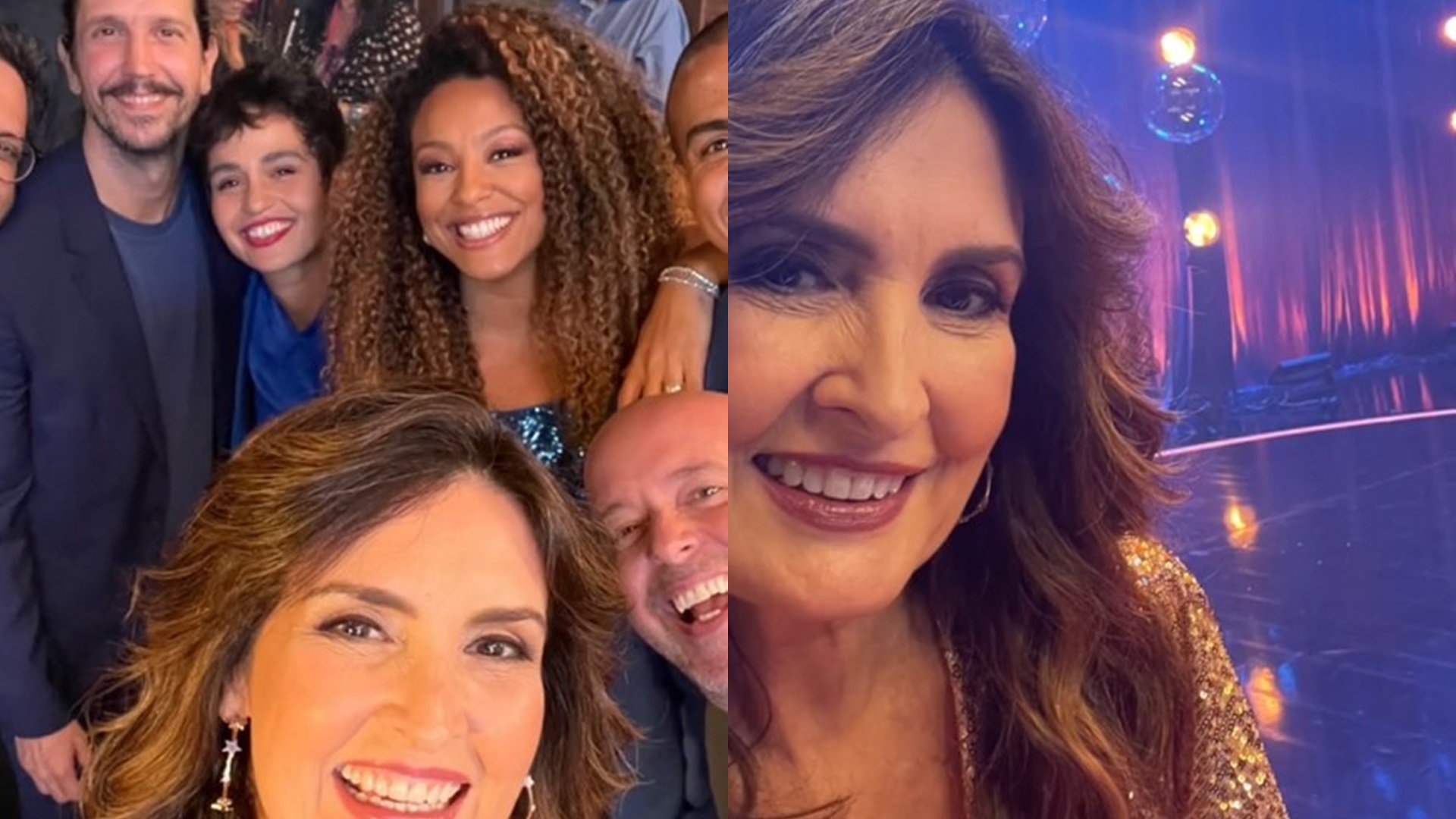 Fátima Bernardes mostra gravação da vinheta de fim de ano da Globo: “Gente linda”