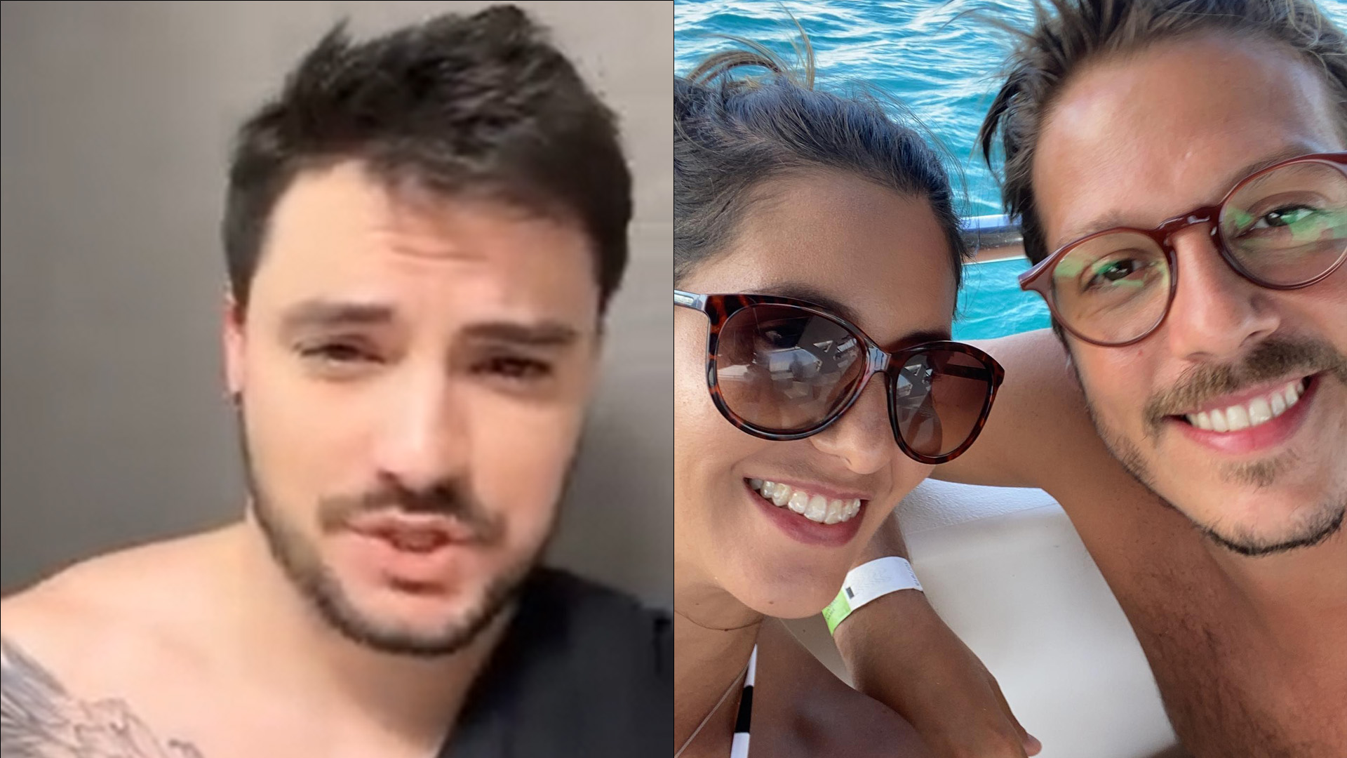 Felipe Neto revela paixão por esposa de Fábio Porchat e humorista rebate: “Eu sei”
