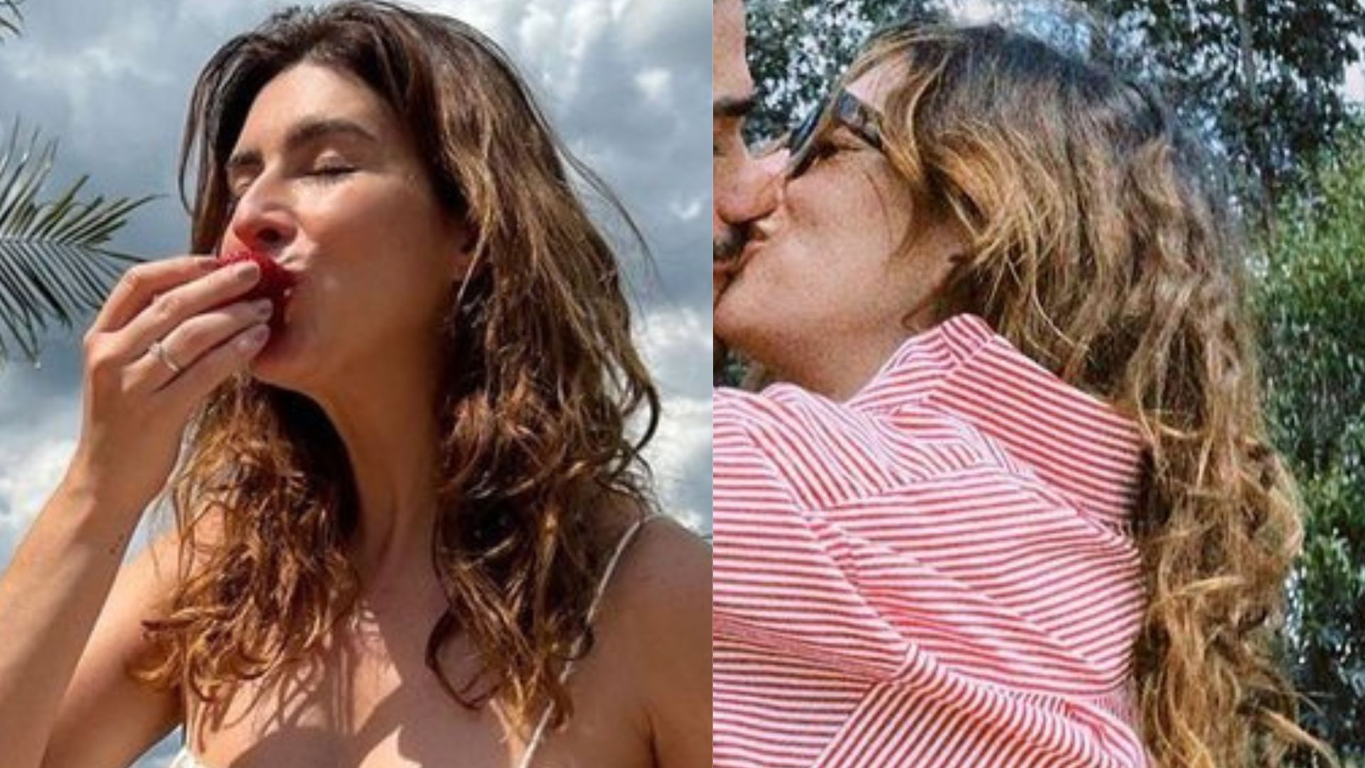 Fernanda Paes Leme surge em clique com o noivo e fãs o confundem com Enzo Celulari: “A cara”