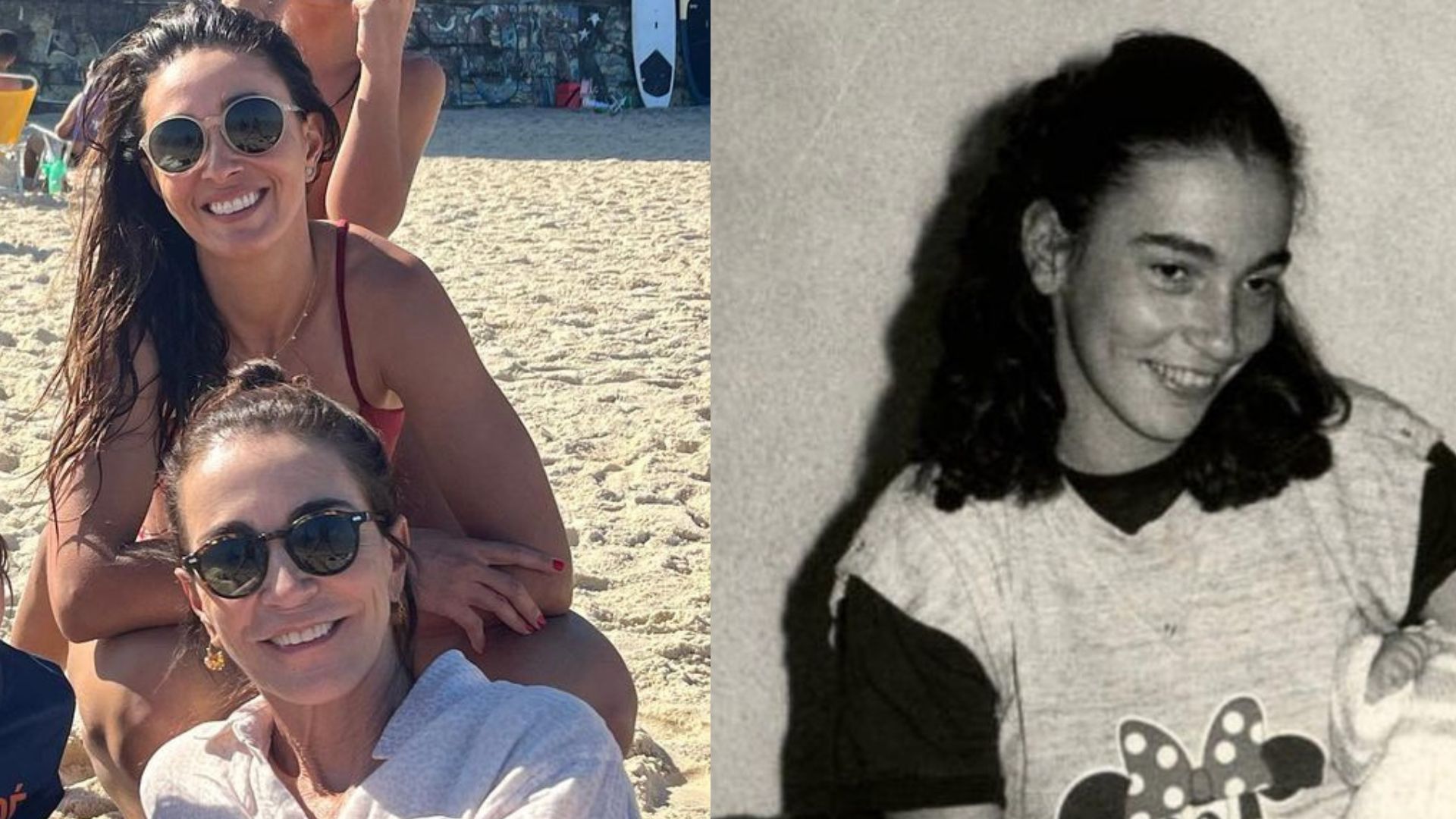 Filha de Isabel Salgado posta foto antiga com a jogadora e relata: “Sei que você segue cuidando”