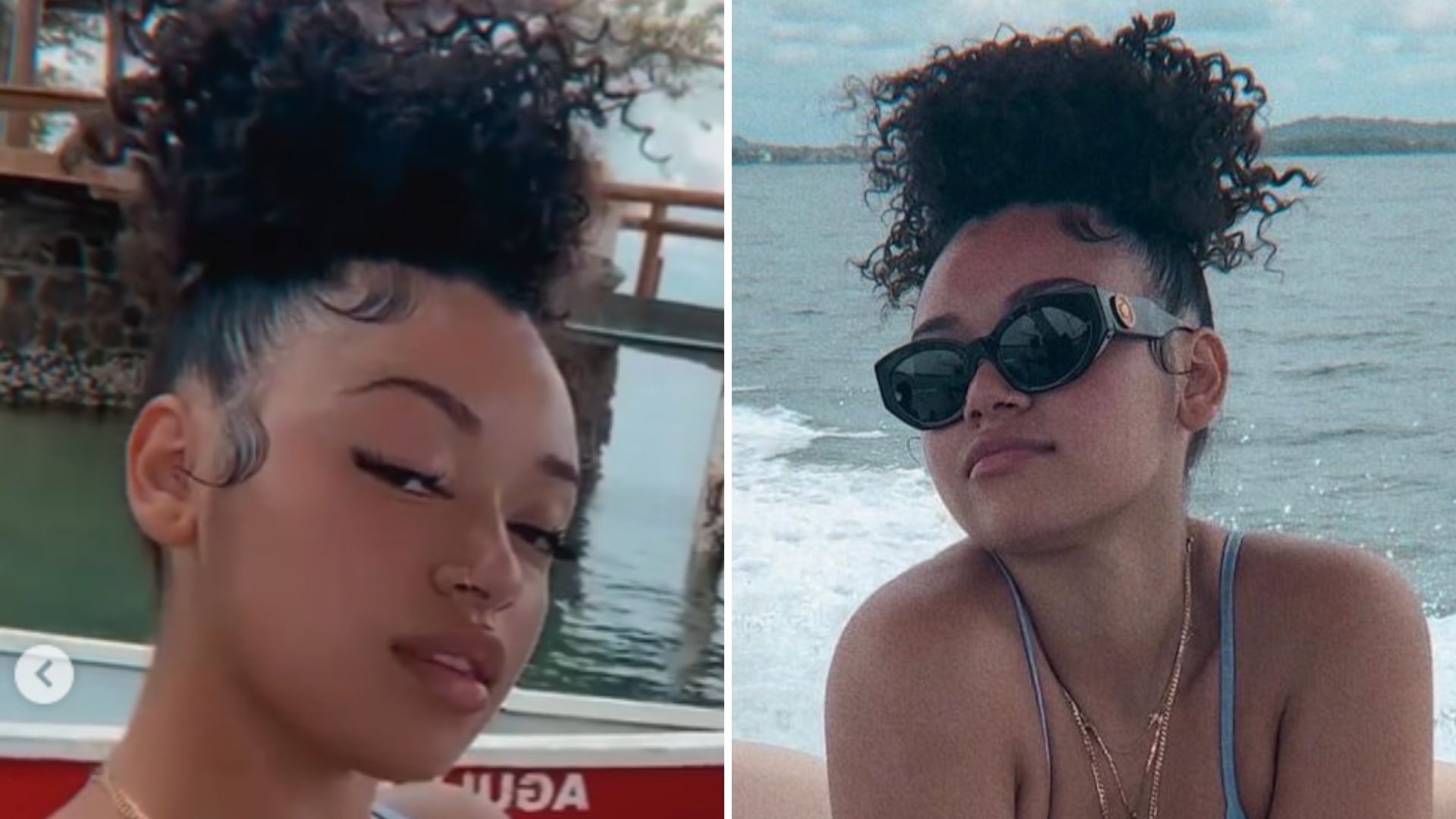 Filha de Xanddy e Carla Perez aposta em vestidinho para passeio de barco: “Princesa”