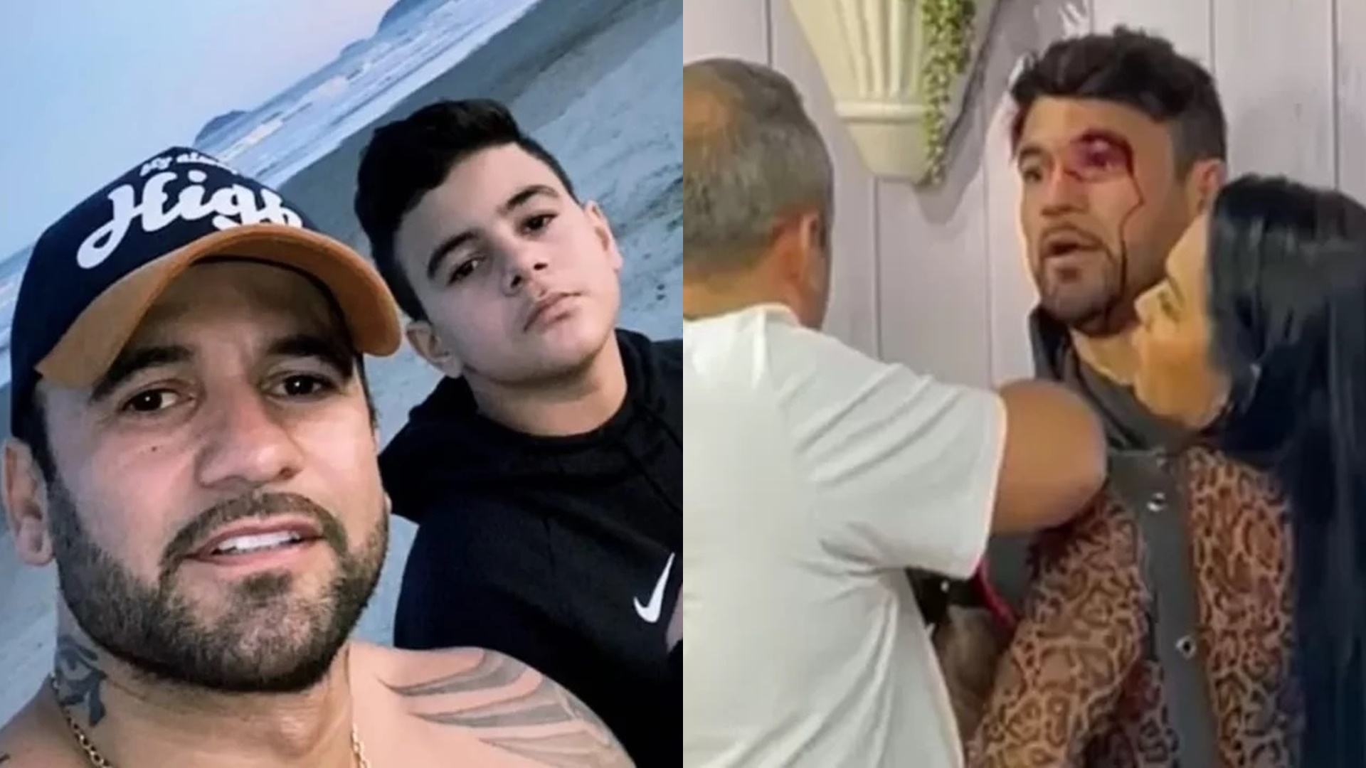 Filho de Hadson faz apelo após pancadaria do pai com Vini Buttel: “Deu um soco nele”