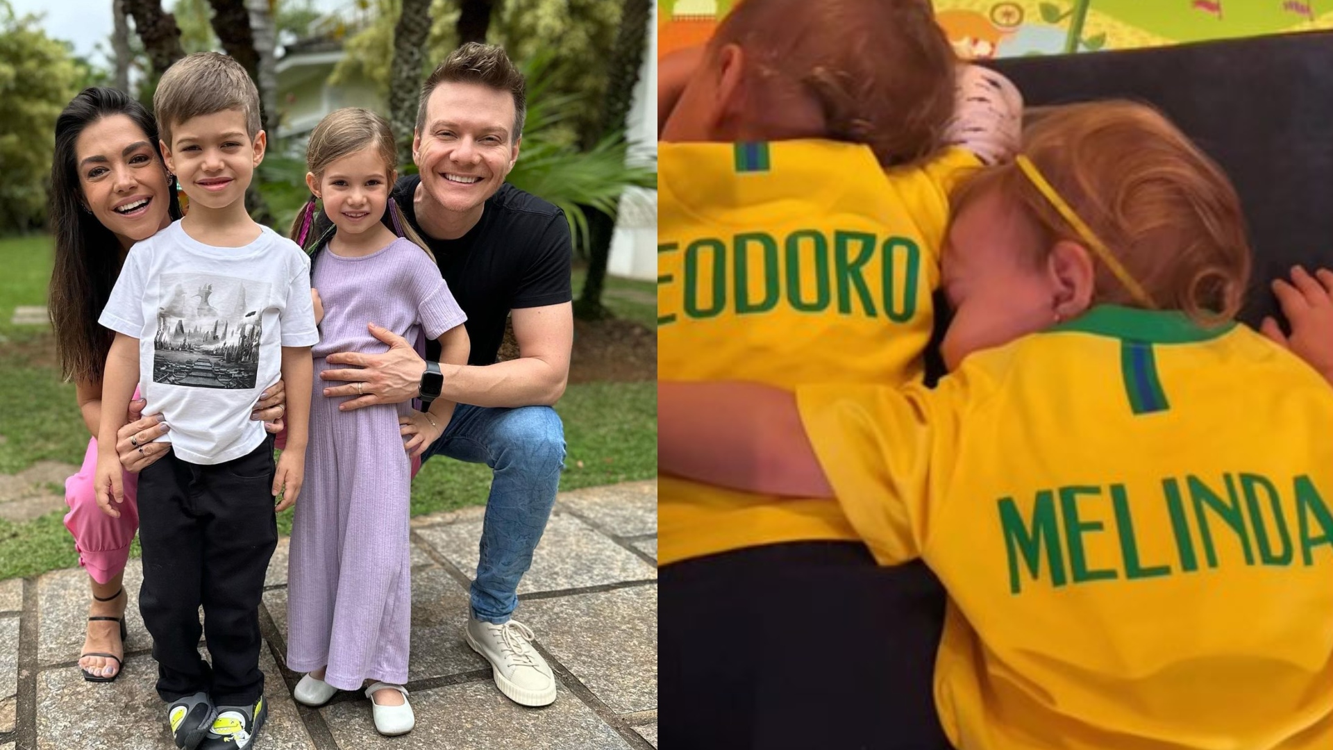 Thais Fersoza explode fofurômetro ao mostrar registro antigo dos filhos na Copa: “No clima do dia”