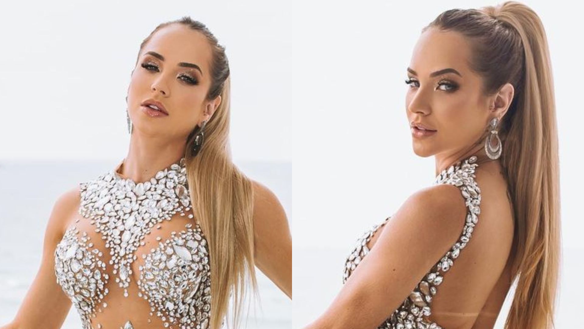 Ex-BBB Gabi Martins arrasa com look brilhante transparente e causa: “Deusa”