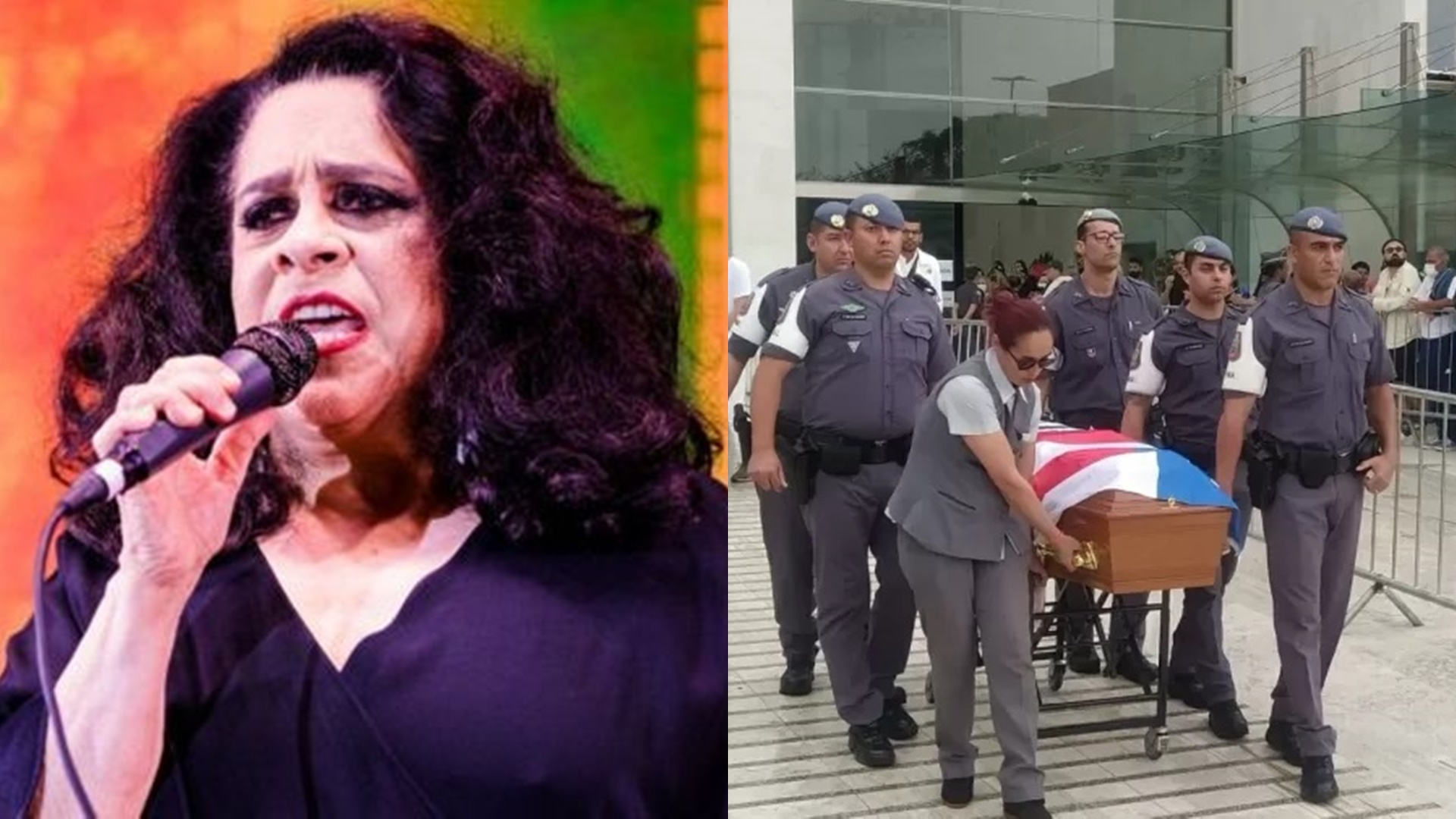 Corpo de Gal Costa é levado para enterro privado após velório aberto ao público