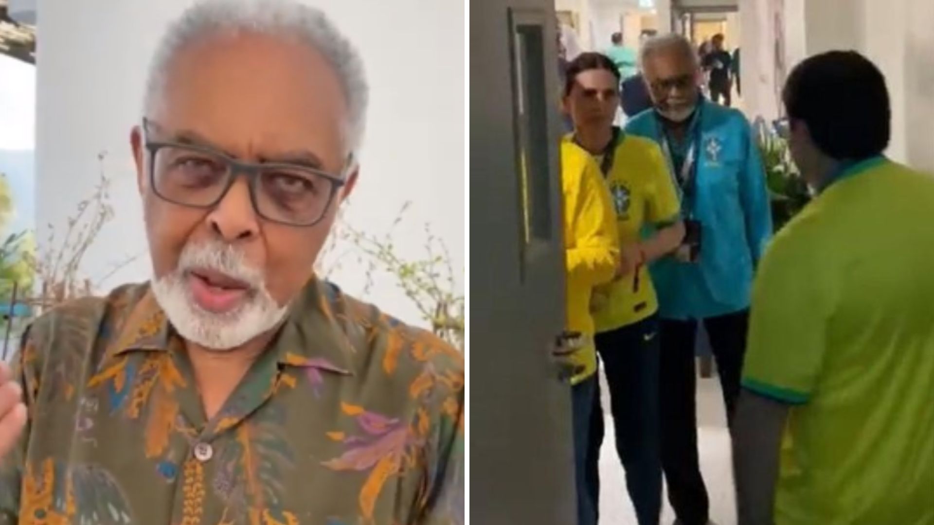 Gilberto Gil se pronuncia após ser alvo de manifestação preconceituosa no Catar: “Repudiadas”