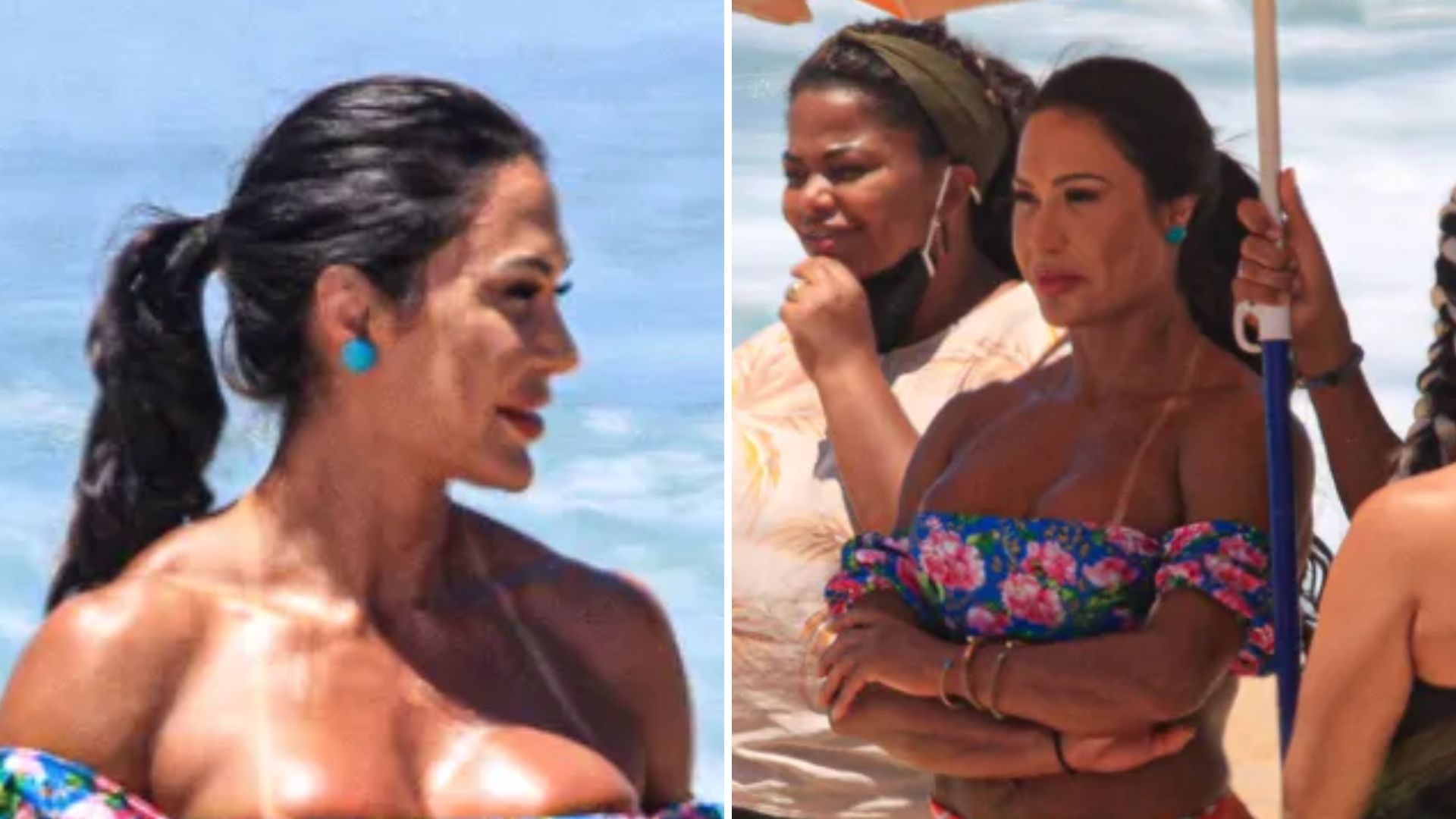 Gracyanne Barbosa ostenta boa forma em gravação de ‘Tô de Graça’ no Rio