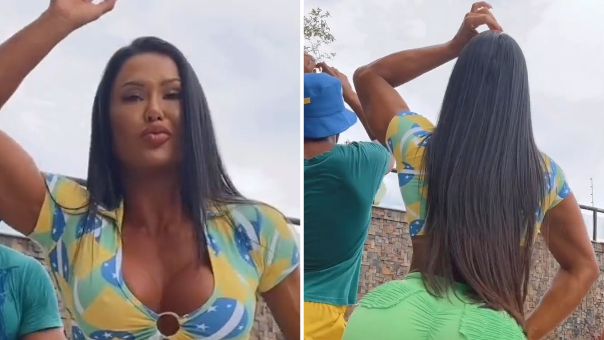 Gracyanne Barbosa rebola de shortinho pela vitória do Brasil na Copa: “Todo jogo”