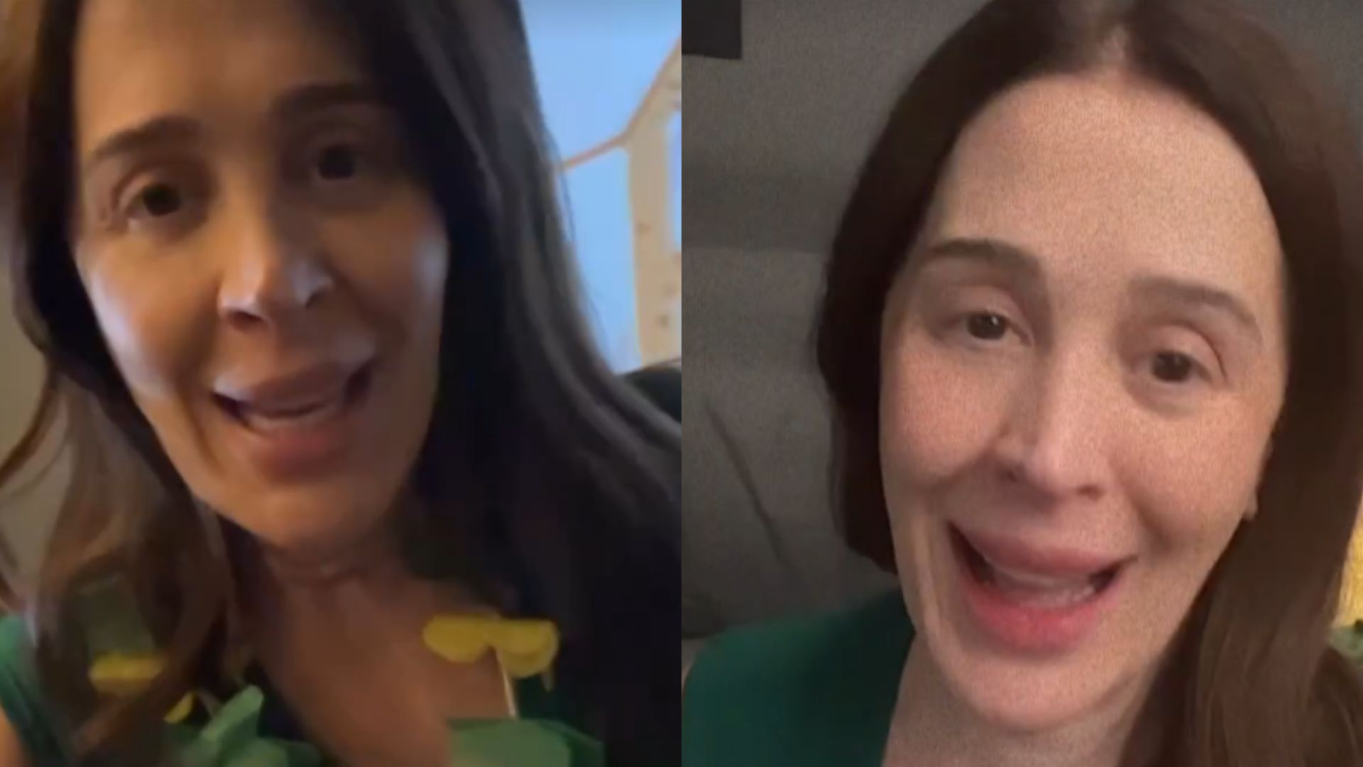 Grávida, Claudia Raia vira comentarista em primeiro jogo do Brasil: “Me inserindo”