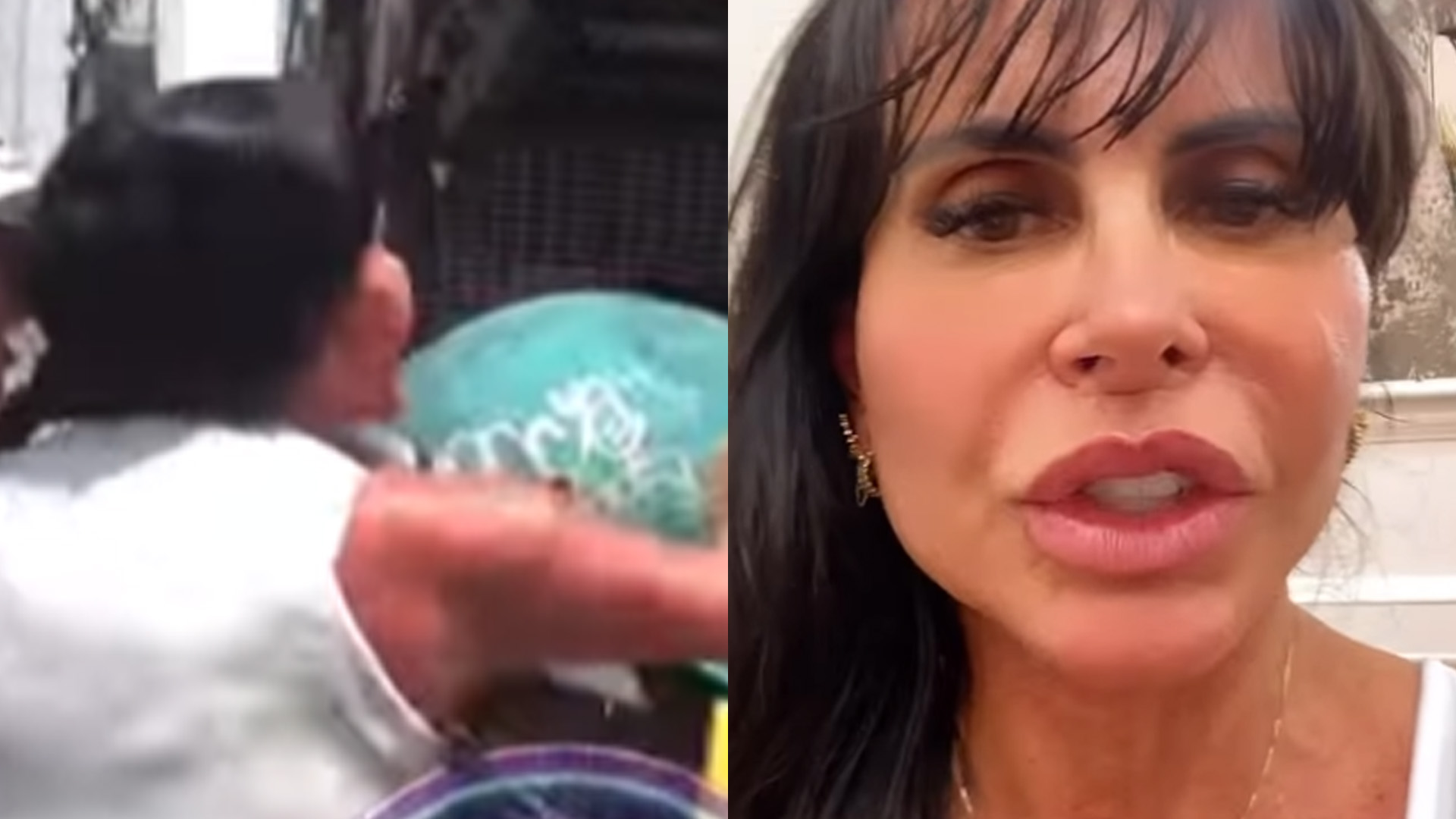Gretchen se envolve em barraco e é flagrada em vídeo: “Desrespeitou”