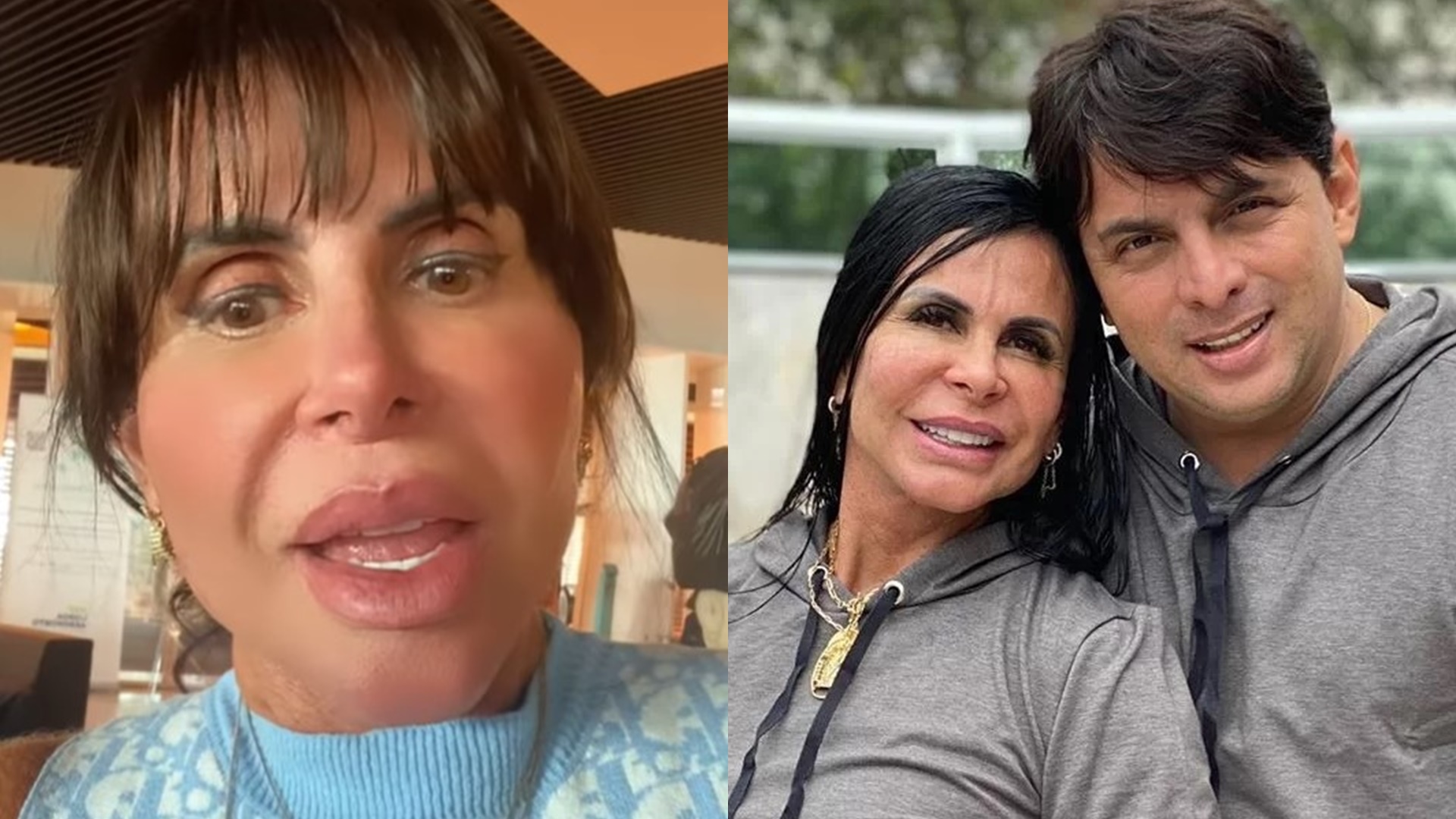 Gretchen dá basta e se pronuncia sobre boatos do marido ser gay: “Problema é dele”