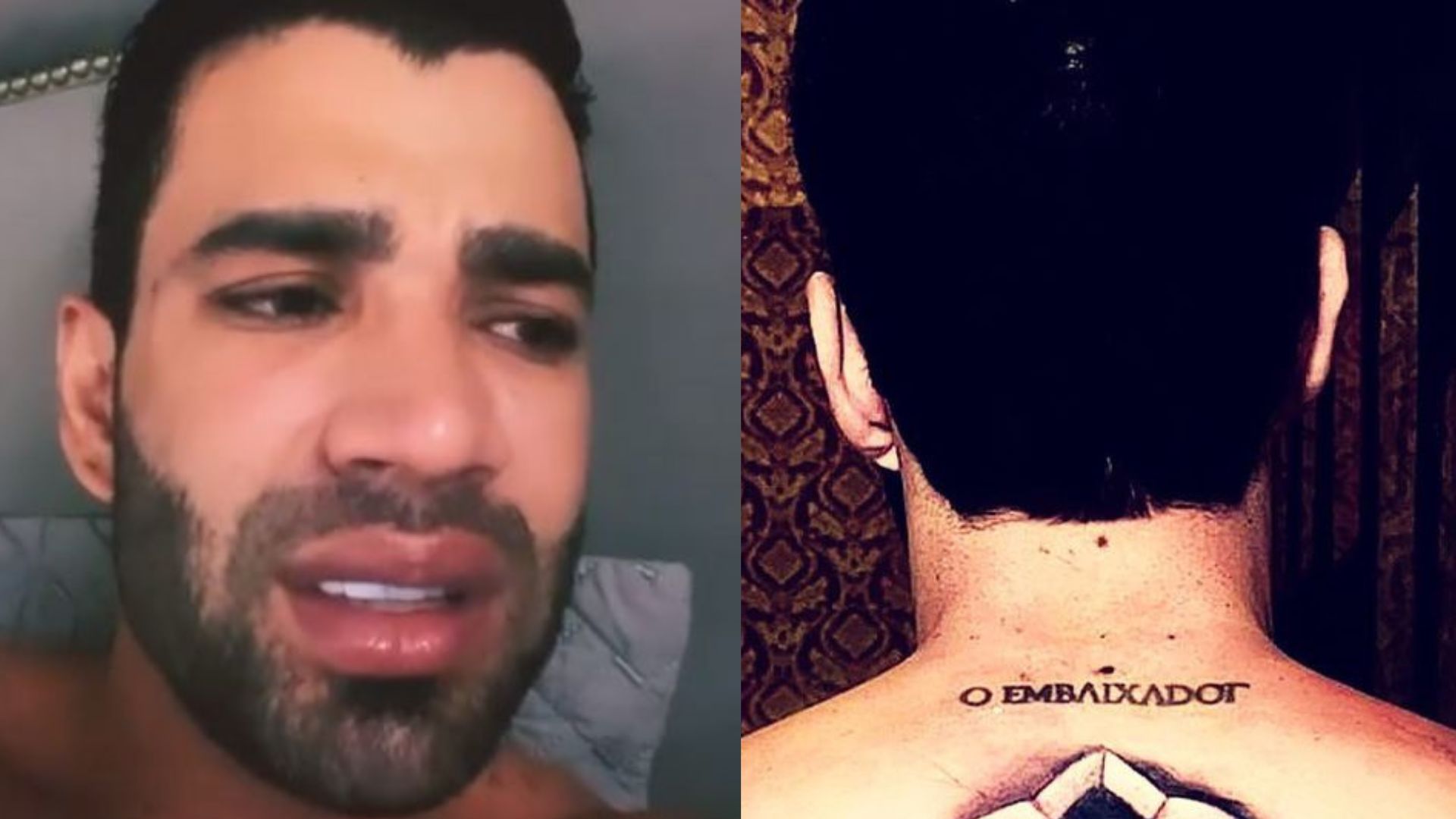 Gusttavo Lima fecha as costas com tatuagem inacreditável: “Nunca vi nada igual”