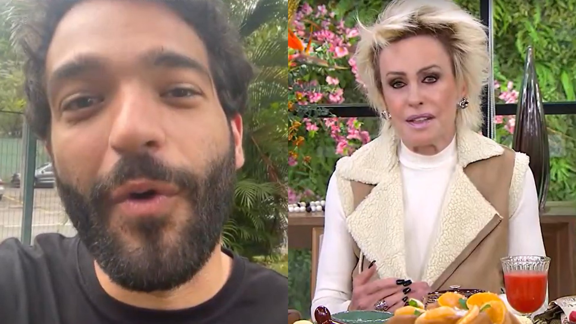Humberto Carrão expõe relação com filho de Ana Maria Braga ao vivo: “Foi muito bom”