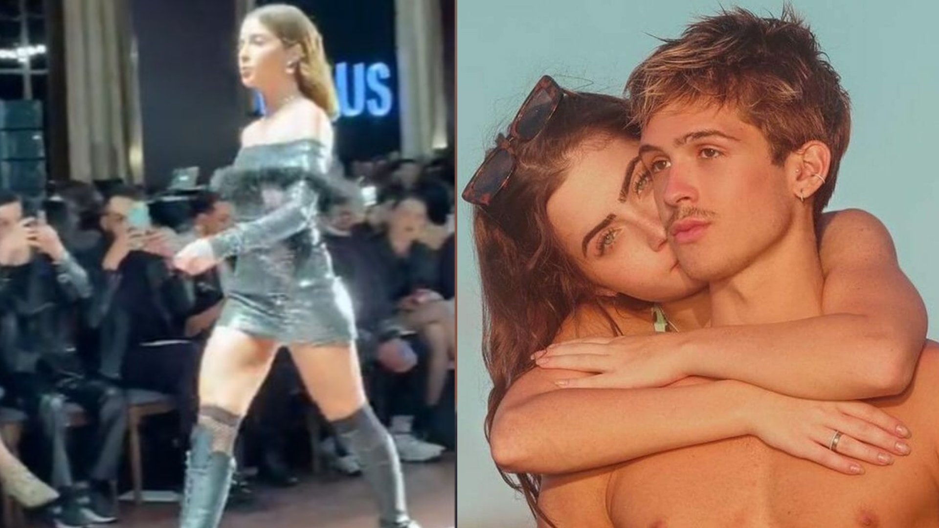 Tá rolando? Após assistir ao desfile da ex, João Guilherme e Jade Picon deixam evento juntinhos