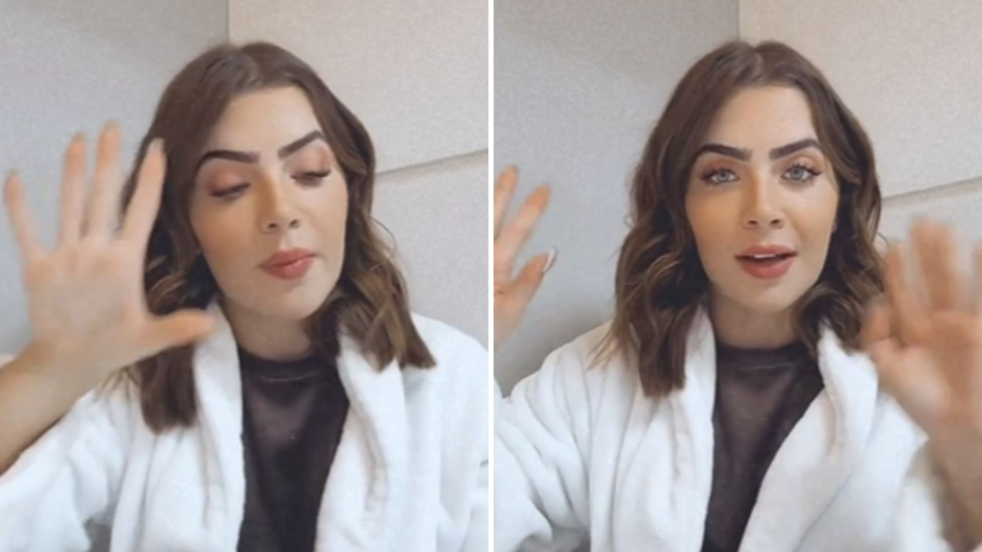 Jade Picon retorna para set de gravações e preocupa colegas de elenco: “Rindo atoa”