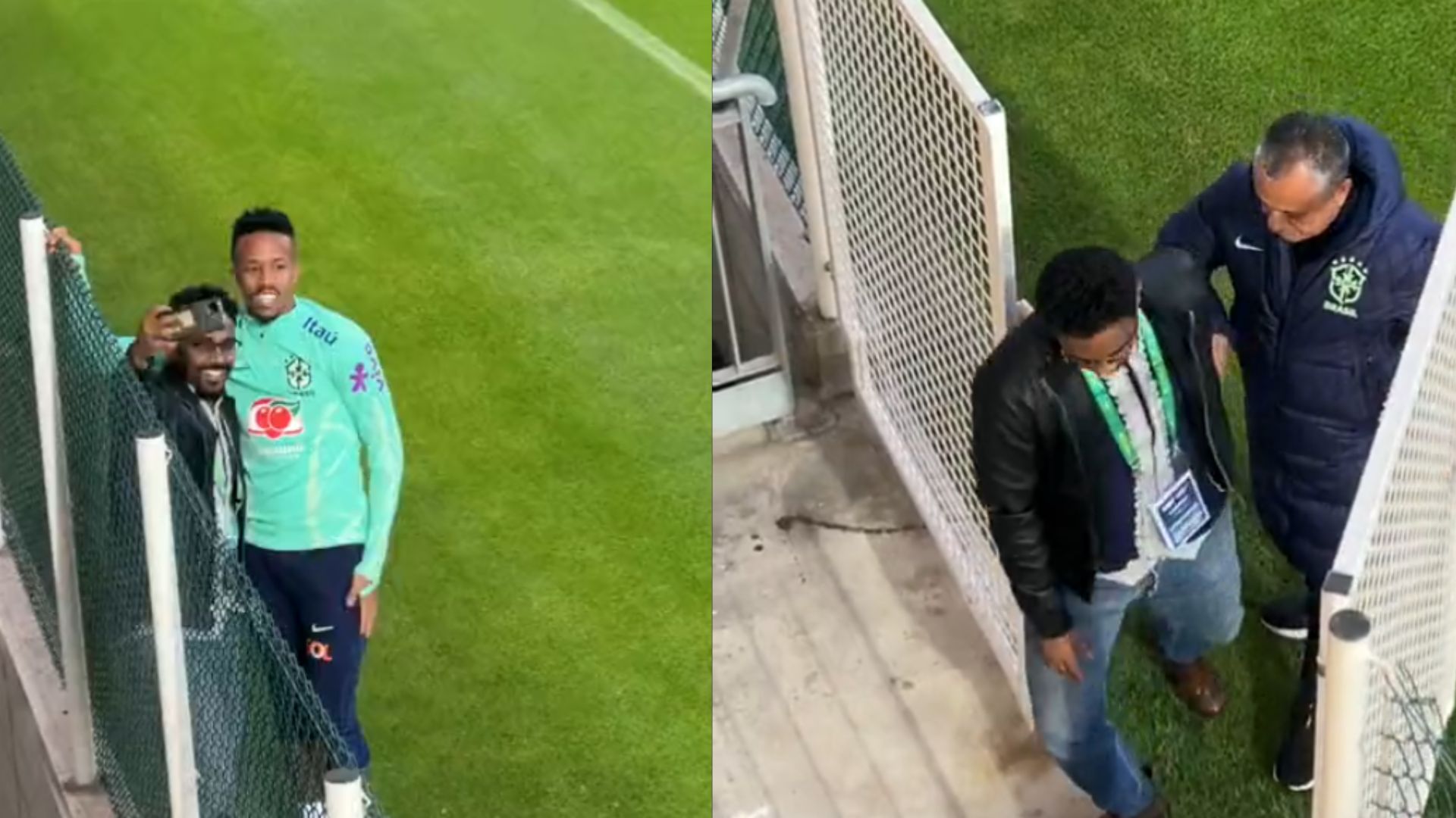 Ops! Jornalista é expulso de treino da Seleção Brasileira após tirar foto com Éder Militão