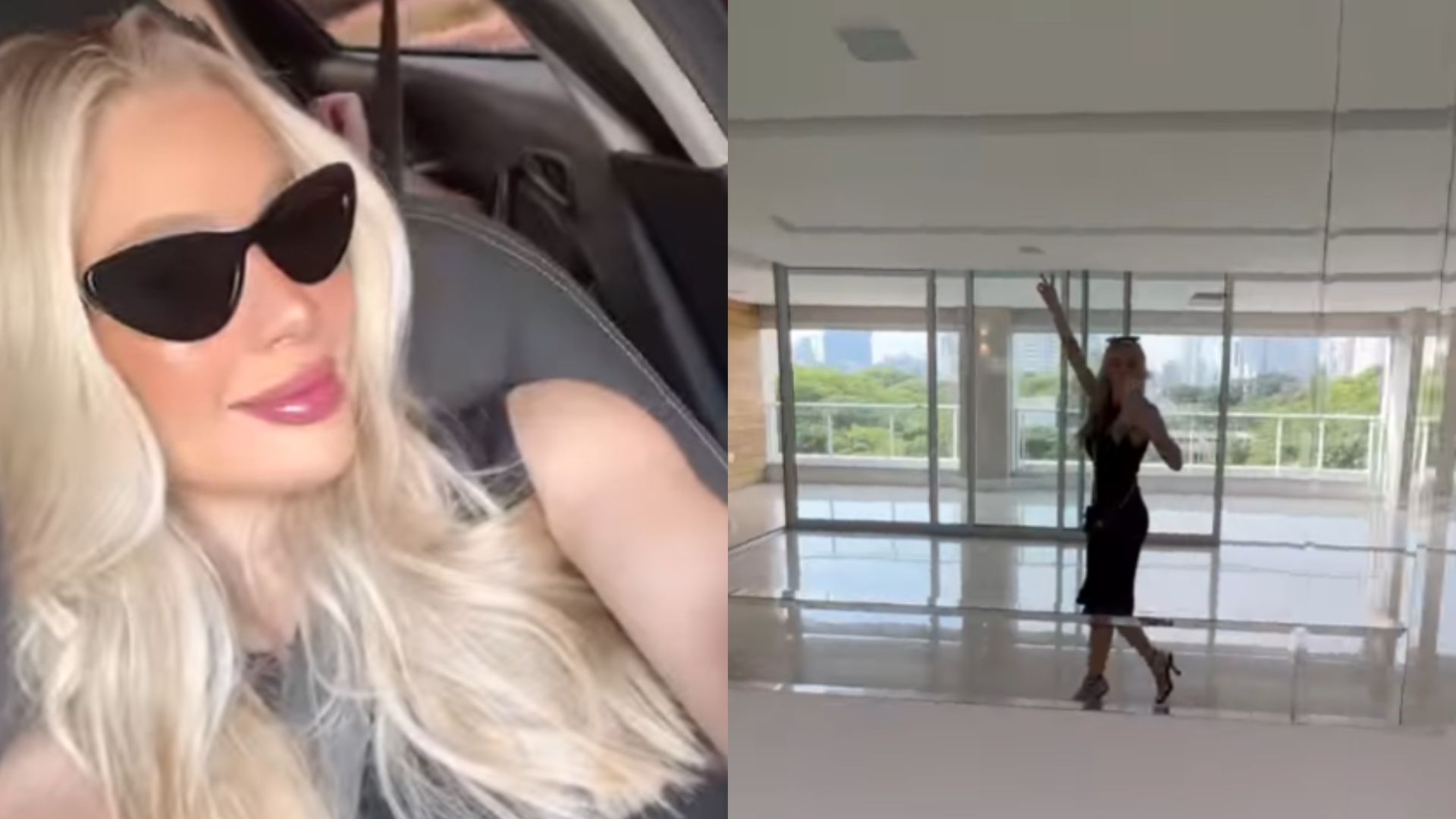 Karoline Lima faz tour por apartamento luxuoso e internautas comemoram: “Você merece”