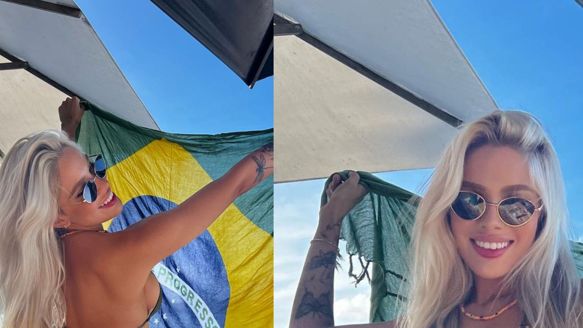 Karoline Lima posa de biquíni apenas quatro meses depois de dar à luz: “Maravilhosa”