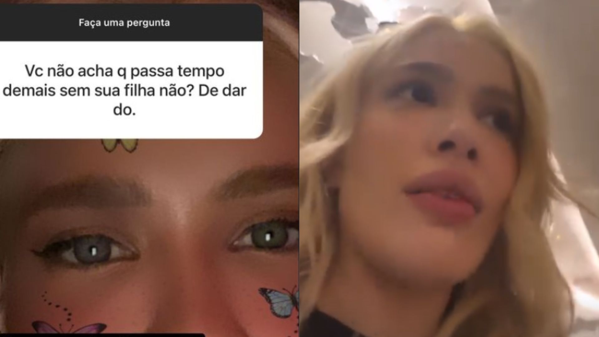 Karoline Lima rebate acusação de ser uma mãe ausente: “Ela tá muito bem”