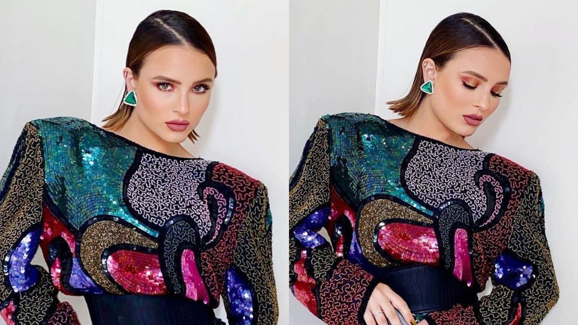 Larissa Manoela arrasa com vestido brilhante e deixa as costas expostas: “Espetáculo”