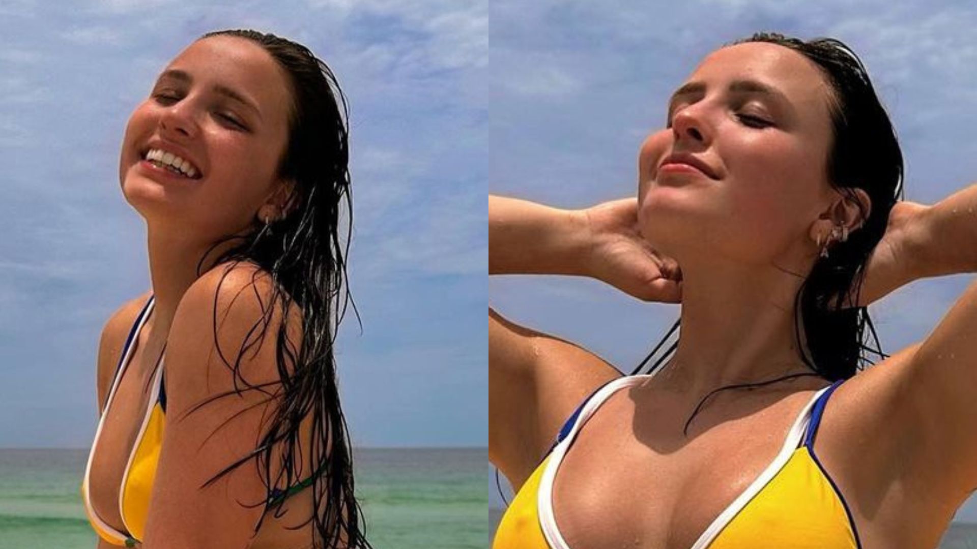 De biquíni, Larissa Manoela dá zoom e mostra detalhes do corpo malhado: “Princesa”