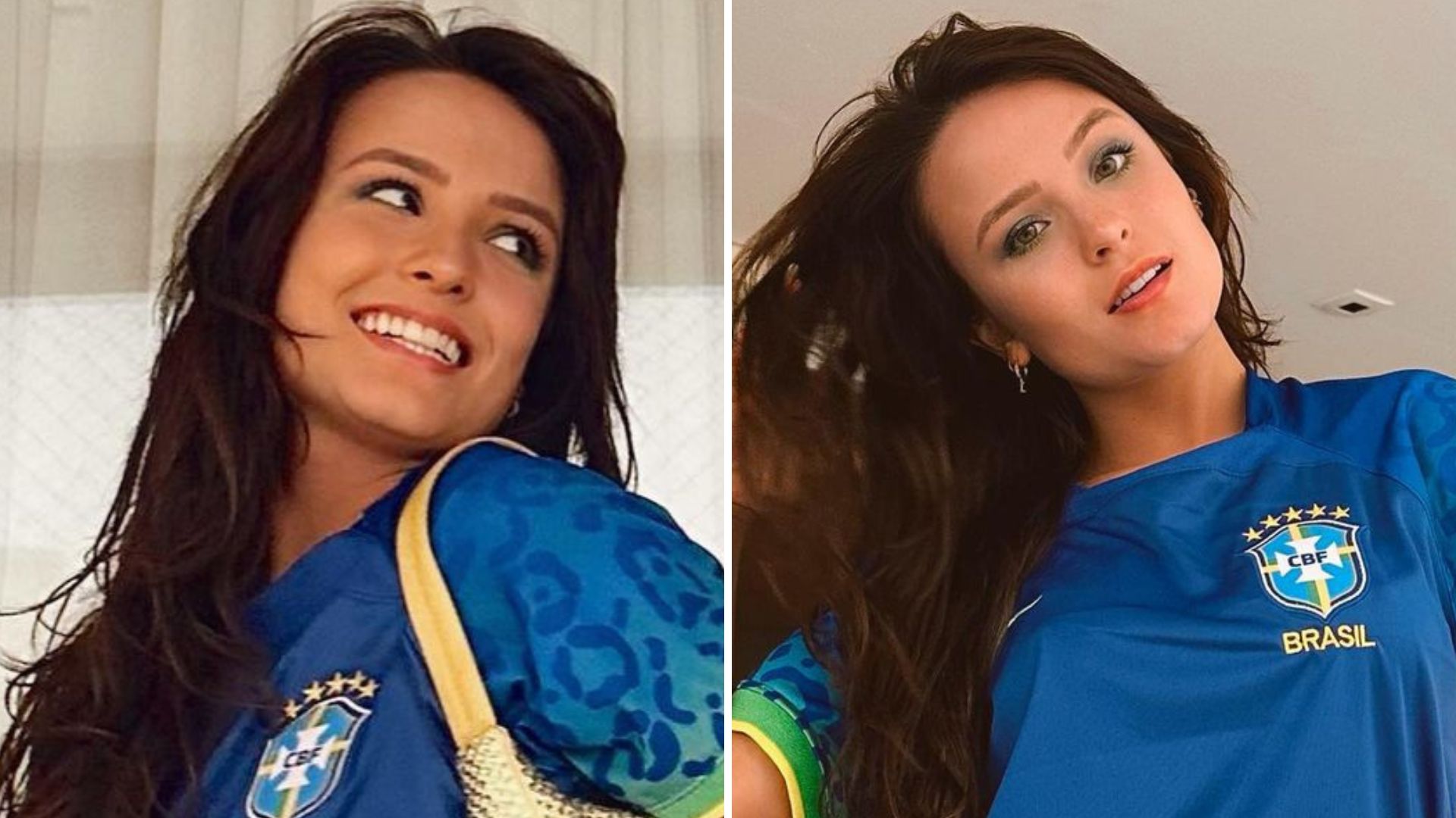 Larissa Manoela elege minissaia ousada para jogo do Brasil e coleciona elogios: “Deusa”