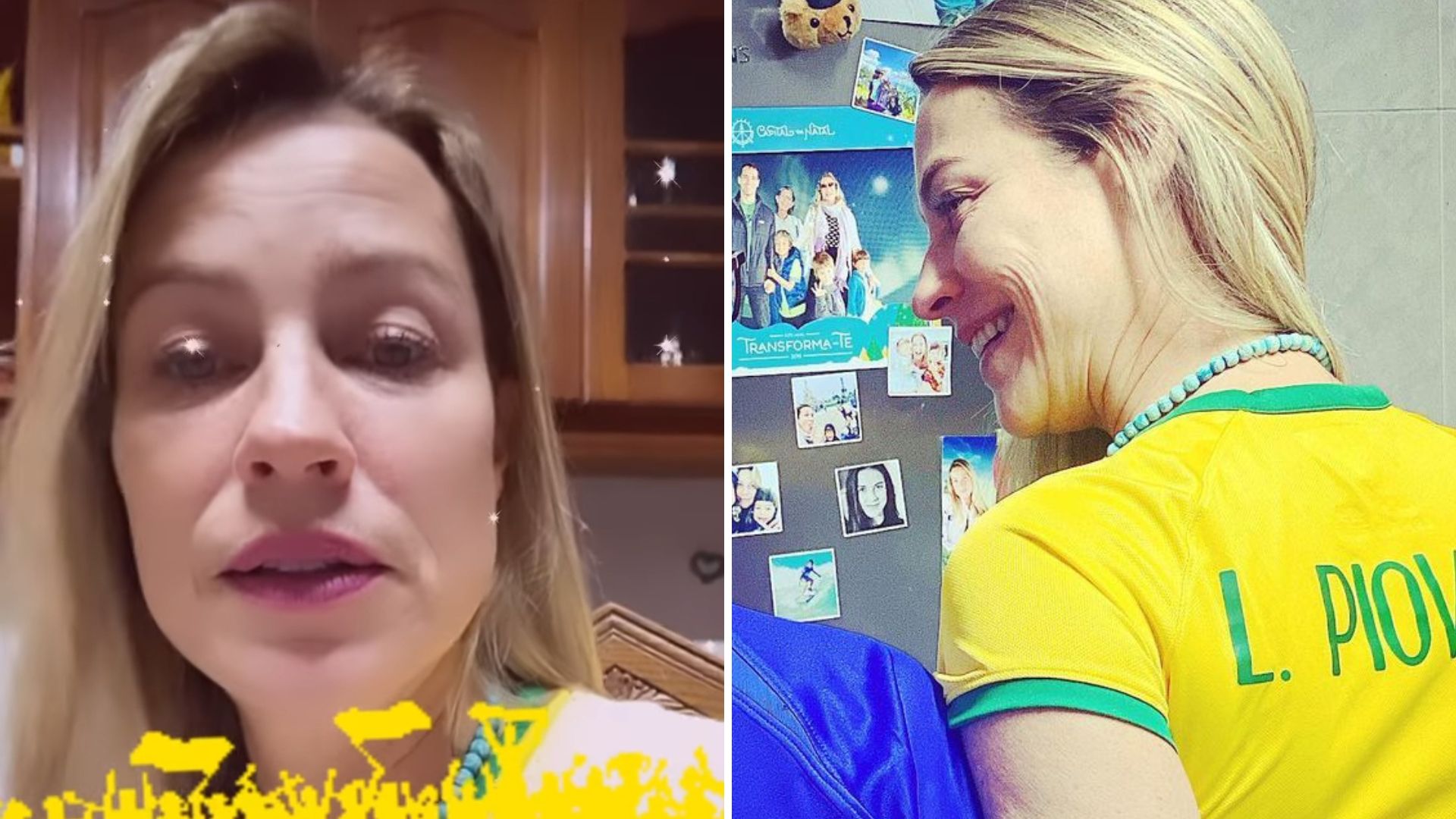 Luana Piovani posa com o pai após vitória do Brasil na Copa do Mundo: “Felicidade”