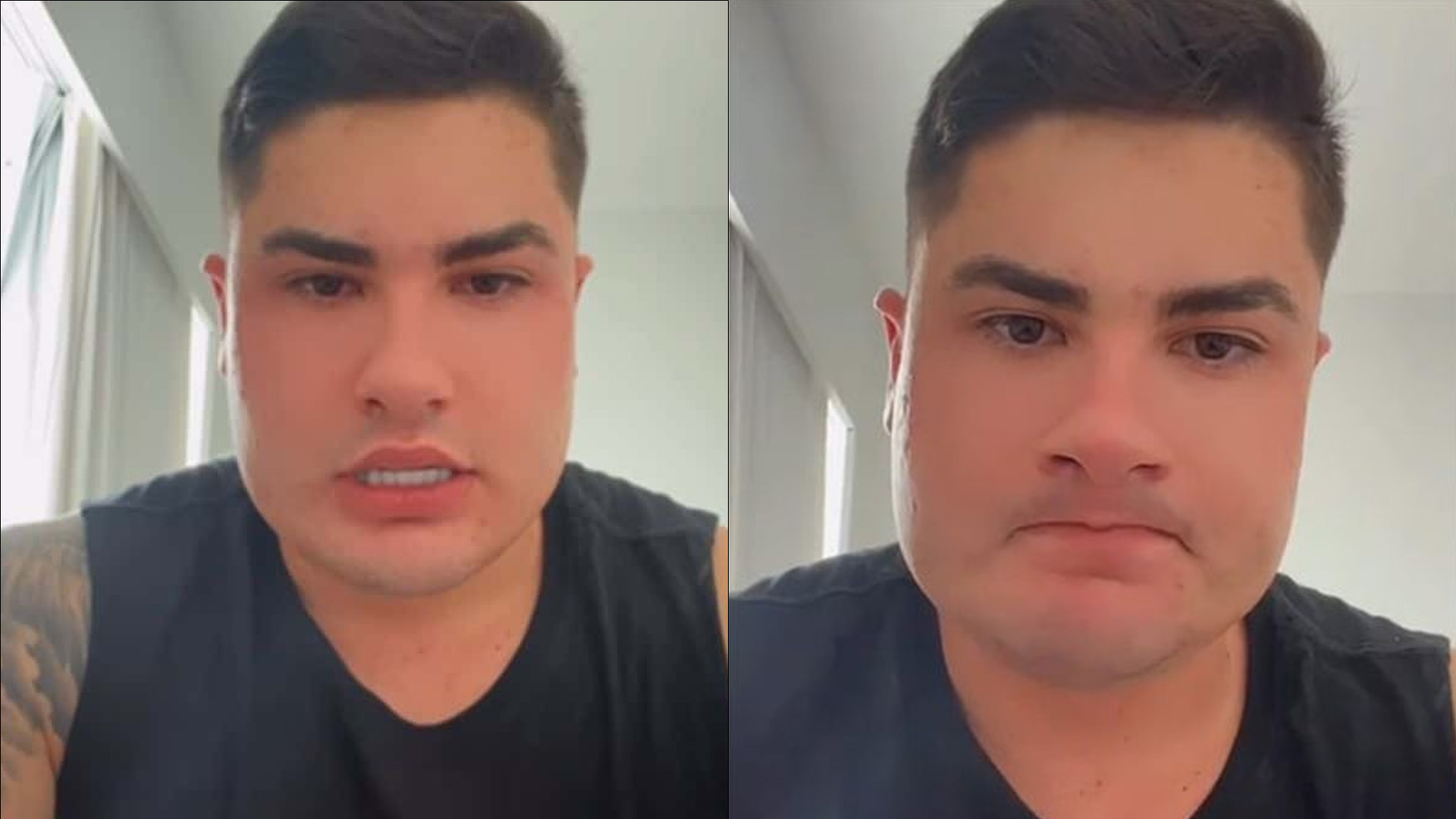 Lucas Souza surge abalado após ataques por término com Jojo Todynho: “Pessoa ruim”