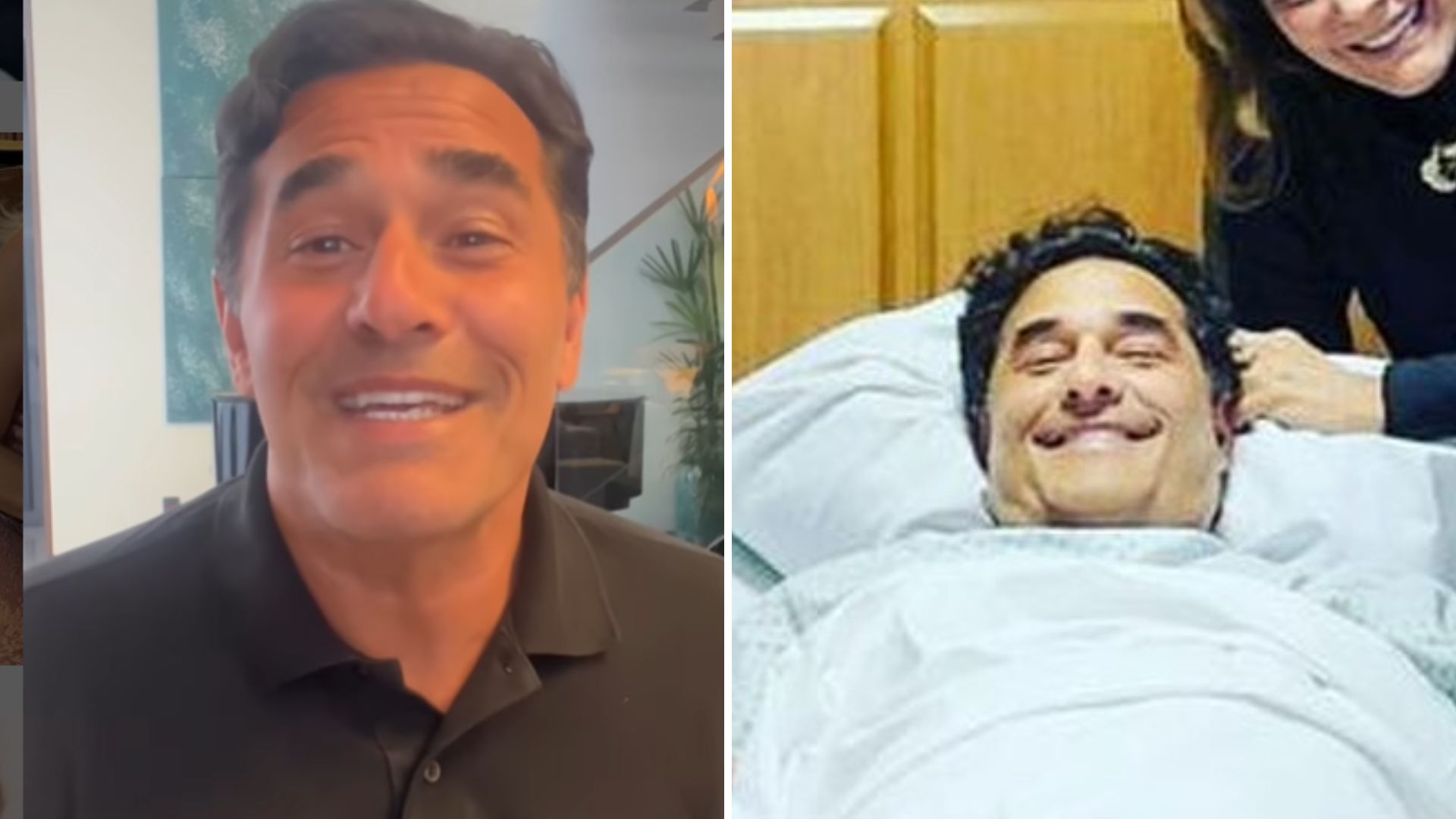 Luciano Szafir recebe alta após se submeter a cirurgia delicada: “Indo para casa”