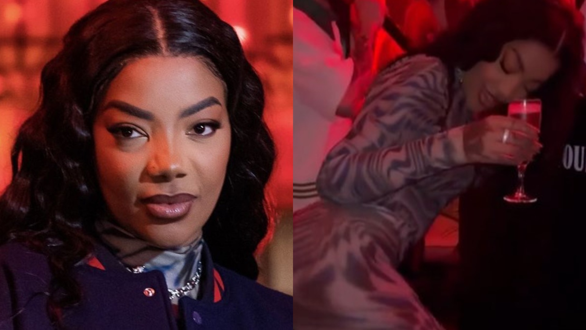 Ludmilla ignora regras no Catar, bebe, dança funk e dá beijão em Brunna Gonçalves