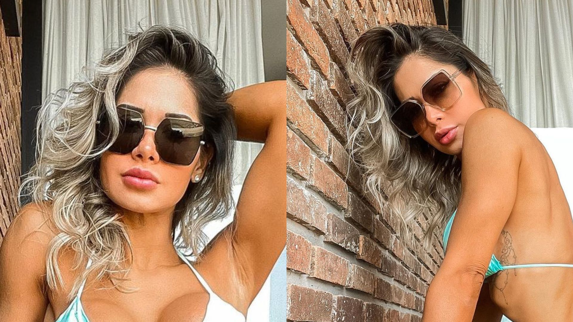 Maíra Cardi surge de biquíni na piscina e mostra corpo em ótima forma: “Gata”