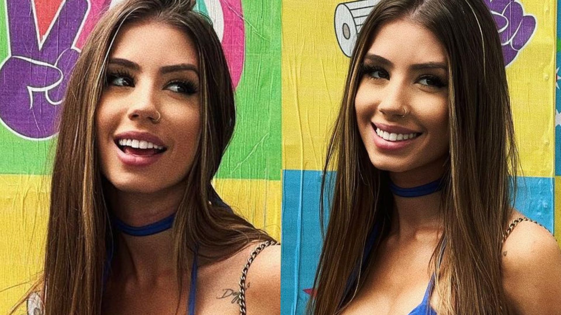 Ex de Whindersson Nunes elege look ousado com minissaia e decote profundo: “Arrasando”