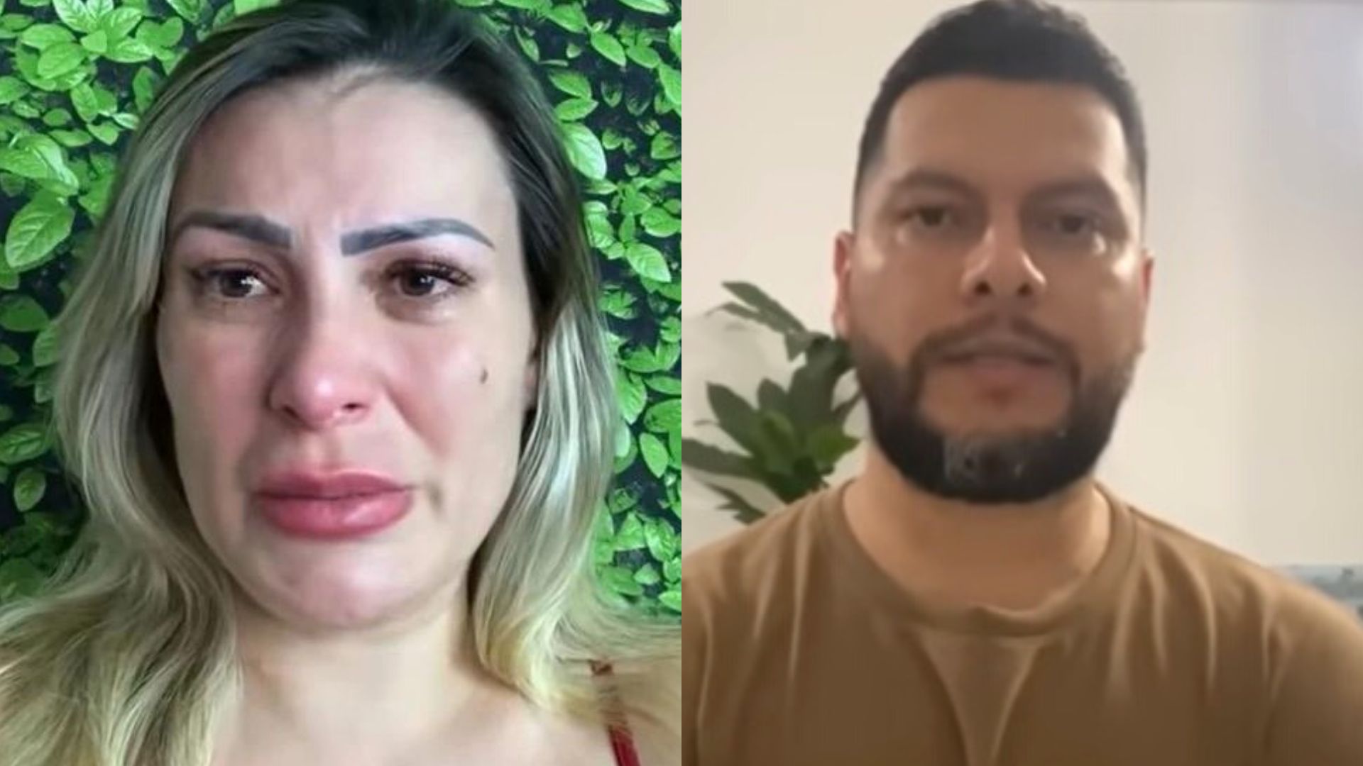 Após propor sacrifício do filho, marido de Andressa Urach pede divórcio e guarda da criança: “Difícil”