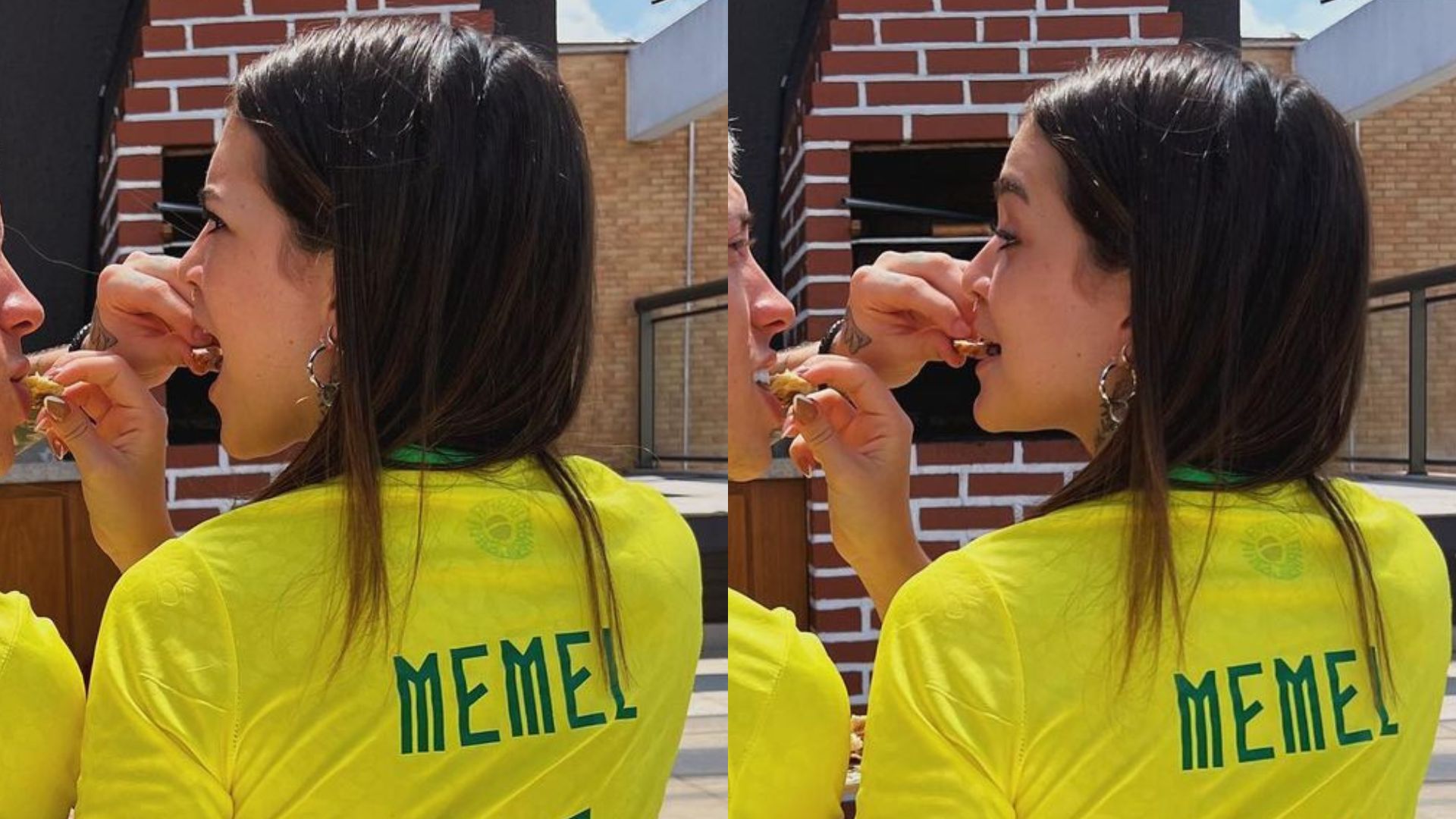 Mel Maia curte jogo do Brasil agarradinha com MC Daniel e encanta: “Fofos”