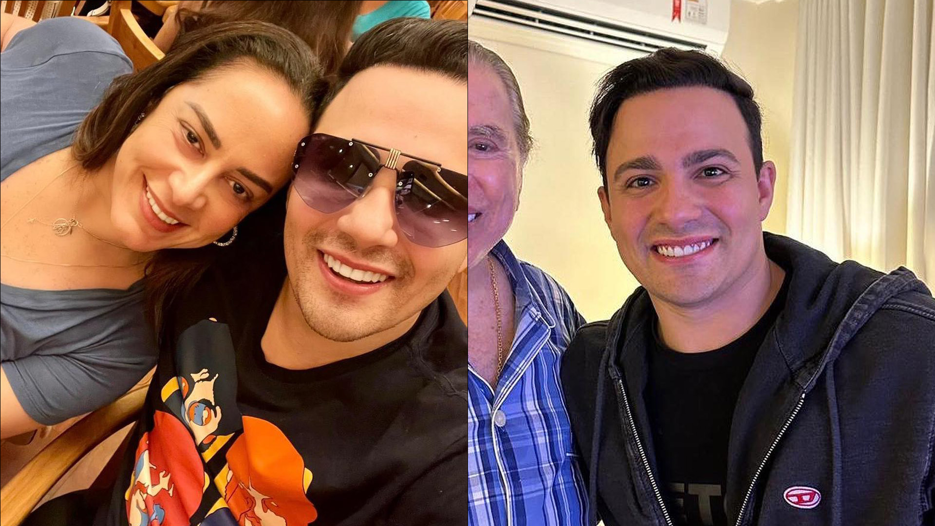 De pijama, Silvio Santos conhece o novo namorado de Silvia Abravanel: “Especial”