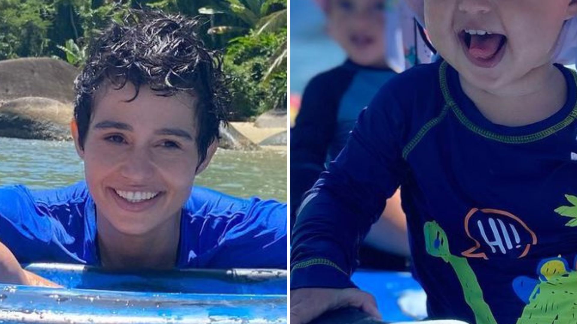 Nanda Costa leva filhas para passeio de caiaque e encanta: “Lindas caiçarinhas!”