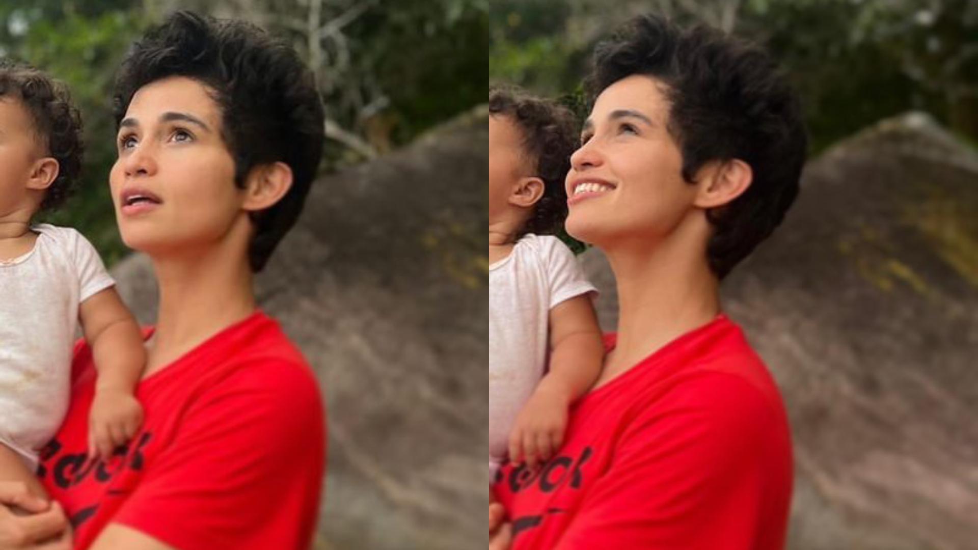 Nanda Costa surge com a herdeira nos braços e semelhança choca fãs: “Xerox”