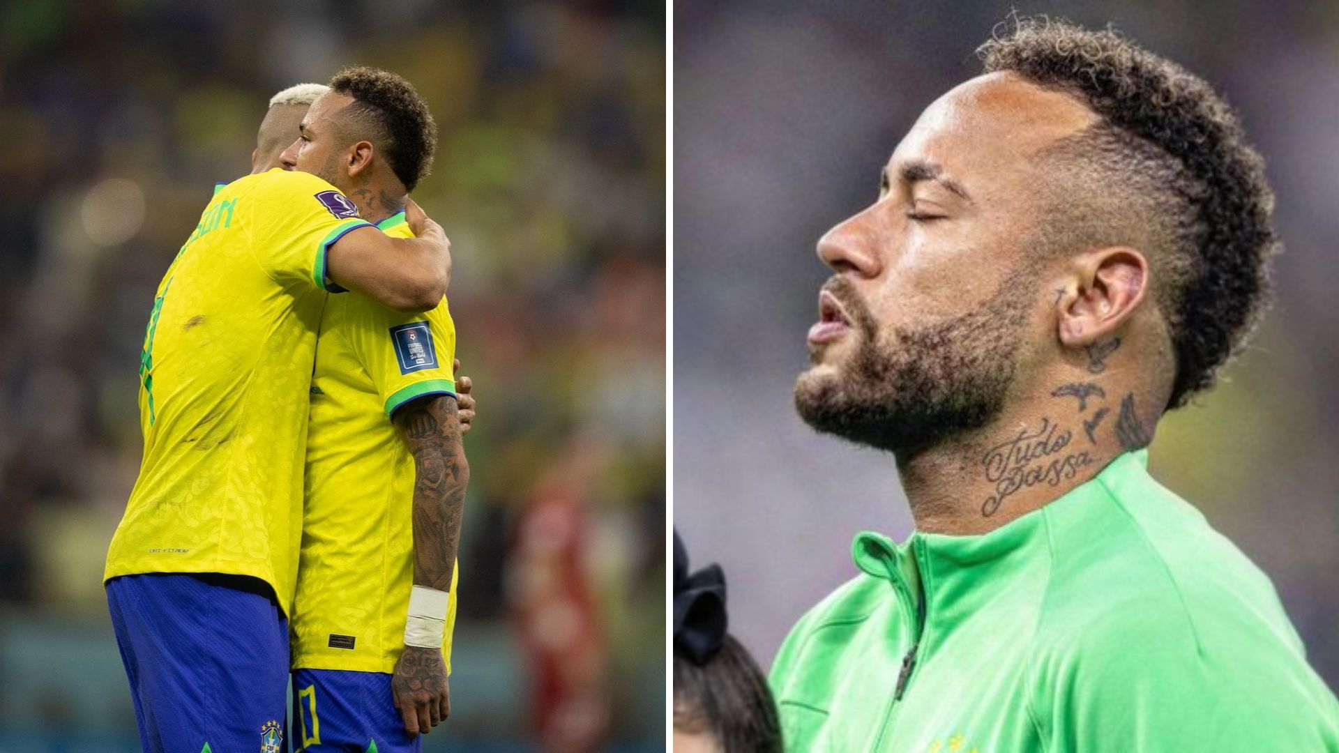 Neymar recebe apoio de famosos ao ficar fora da fase de grupos da Copa: “Fica firme”