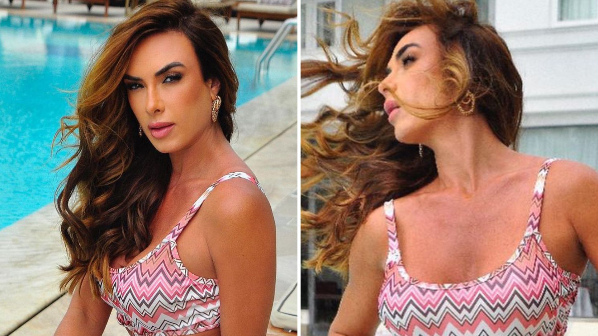 Nicole Bahls aperta corpaço em macacão justinho e barriga riscada rouba a cena: “Delícia”
