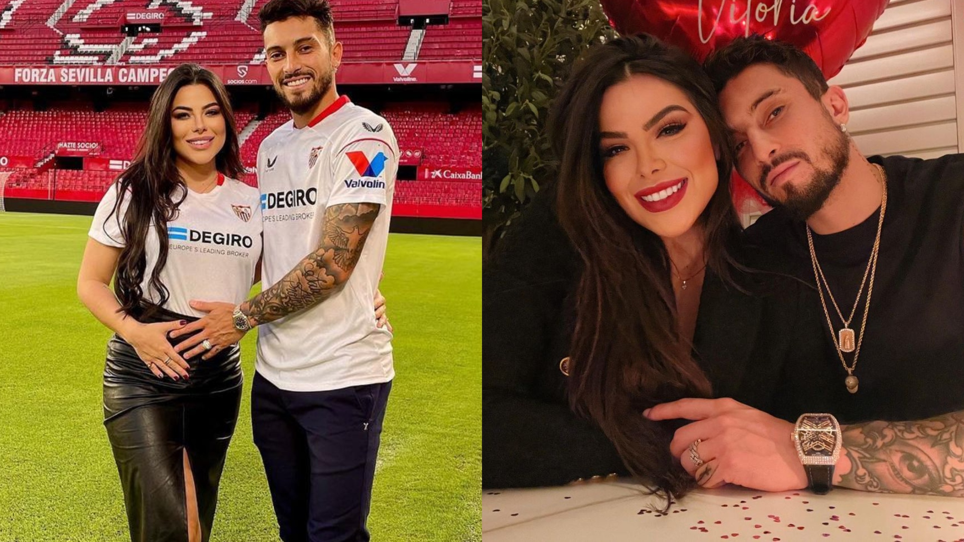 Copa do Catar: Às vésperas do torneio, noiva do jogador Alex Telles está na reta final da gravidez