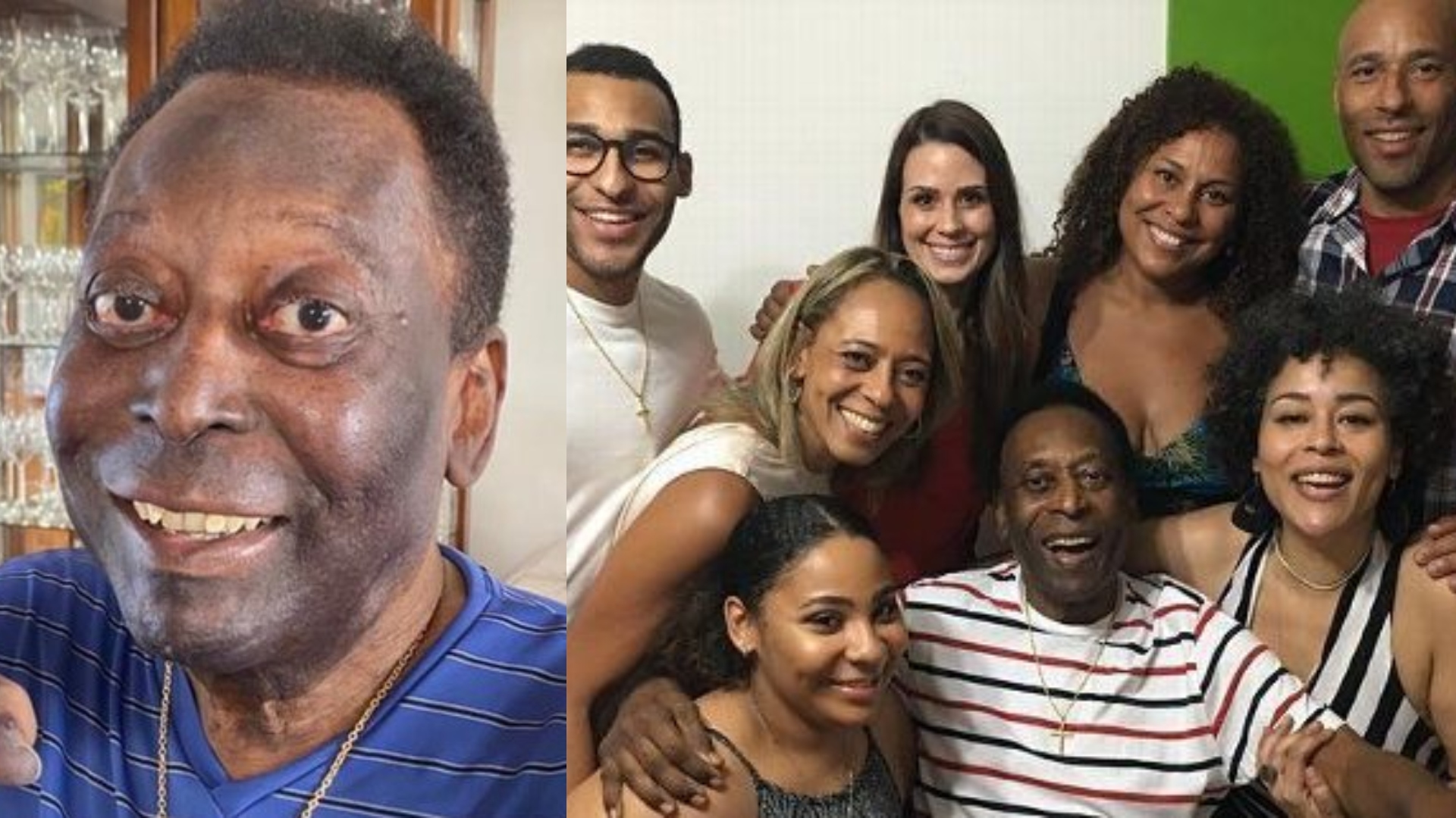 Pelé é pai de 7 filhos, frutos de dois casamentos e dois relacionamentos extraconjugais; conheça