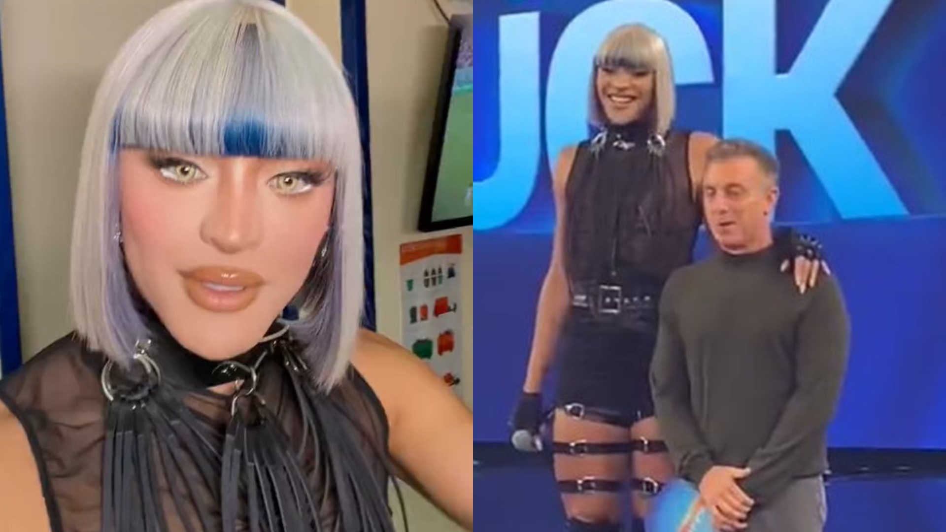 Pabllo Vittar choca fãs ao posar com Luciano Huck na Globo: “Tem o dobro do tamanho”