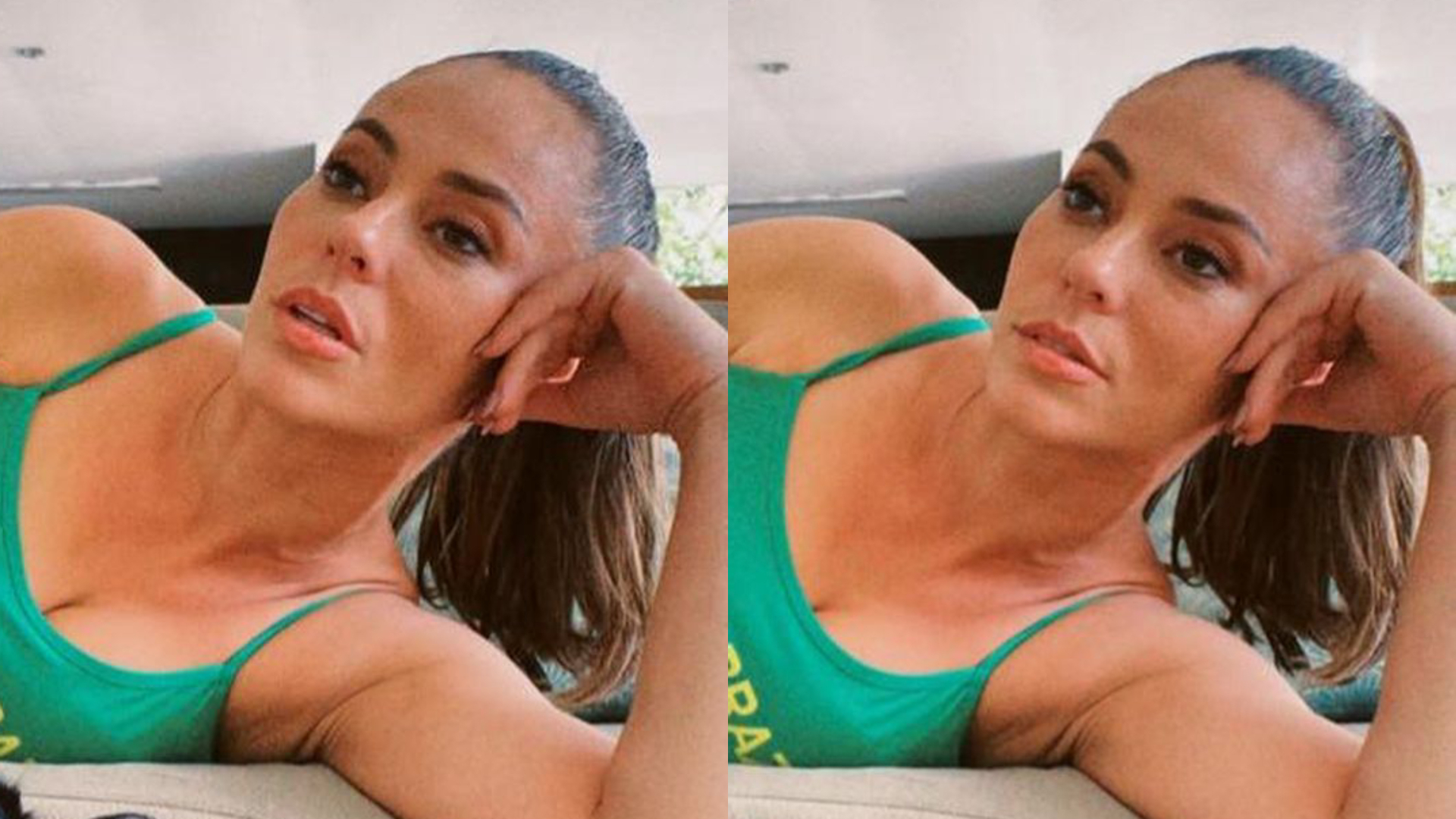 Em clima de Copa, Paolla Oliveira usa top de alcinha e exibe barriga zerada: “Gata”